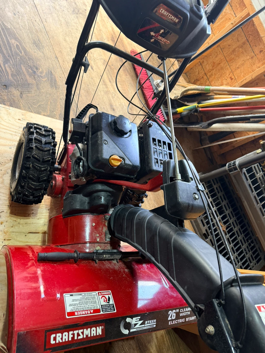 Craftsman 26" Clearing Width Electric Start Snow Blower