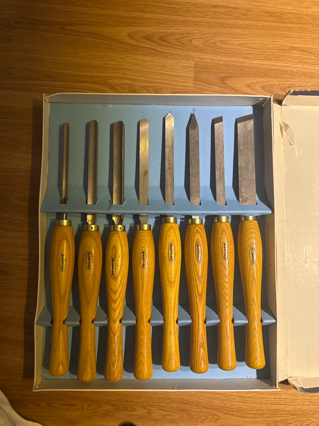 Marples Set of 8 Woodturning Tools - photo 2