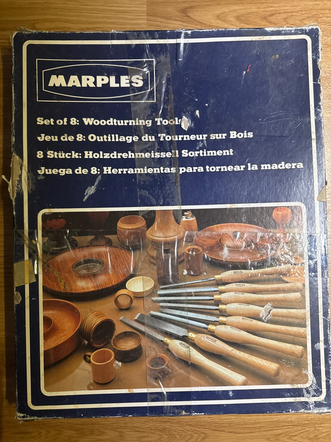 Marples Set of 8 Woodturning Tools