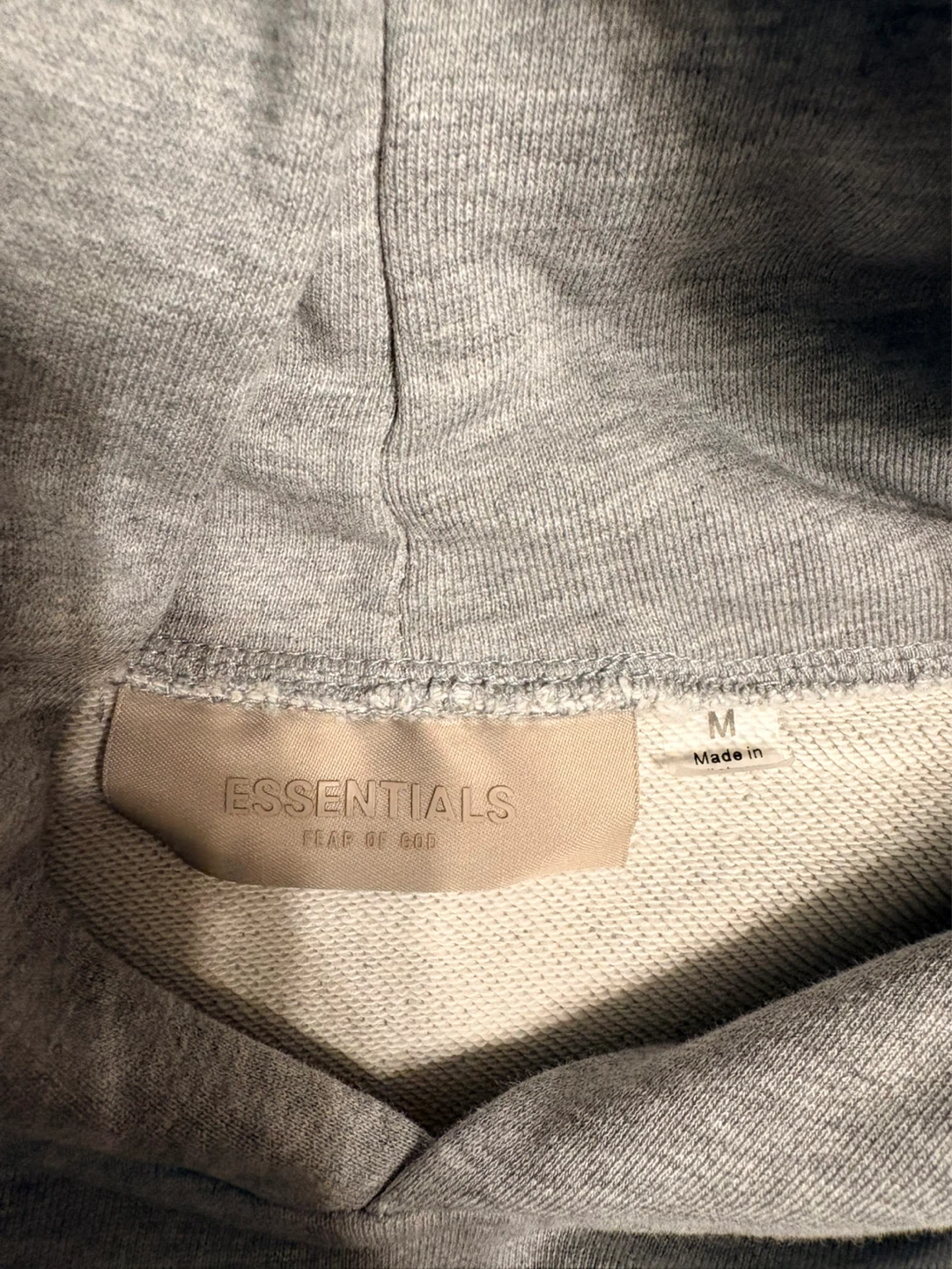 Grey Essentials Hoodie - photo 3