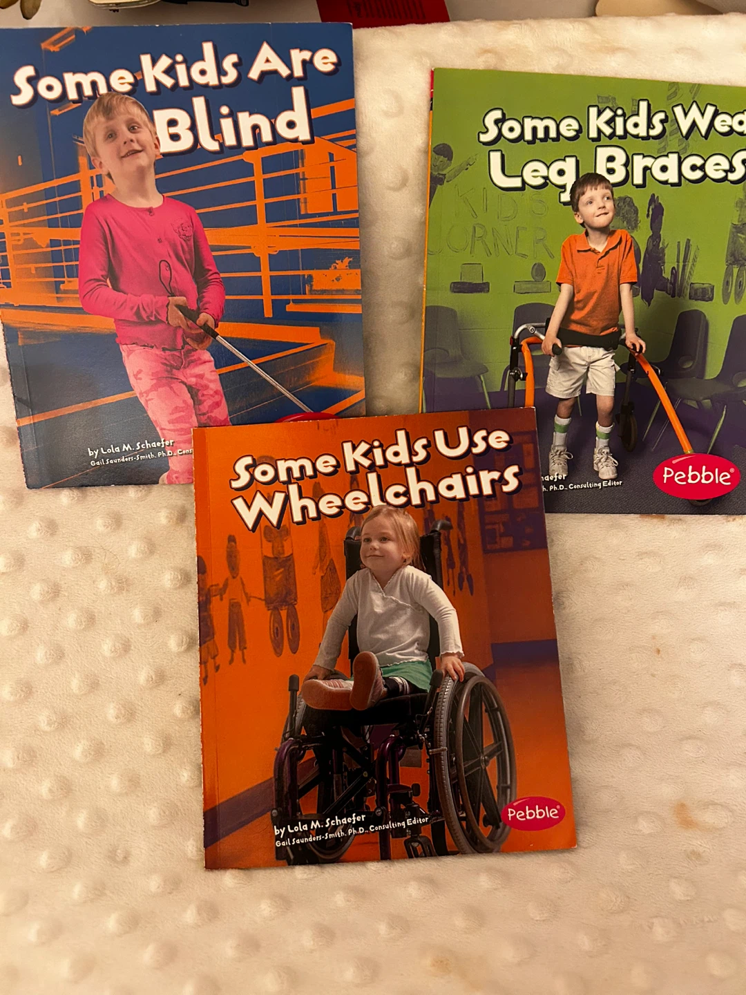 Pebble Kids Books - Some Kids Are Blind, Leg Braces, Wheelchairs