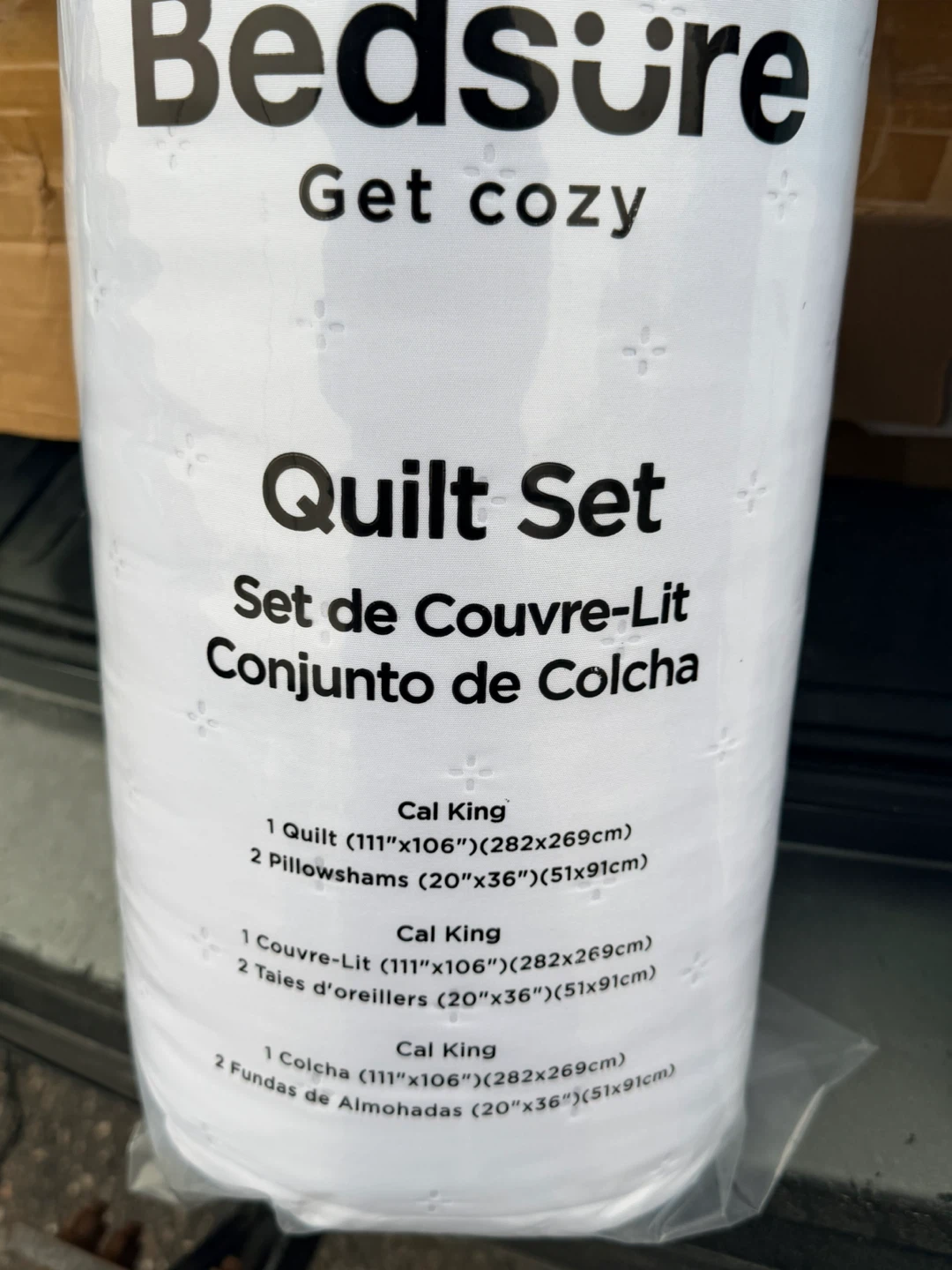 Bedsure Cal King Quilt Set