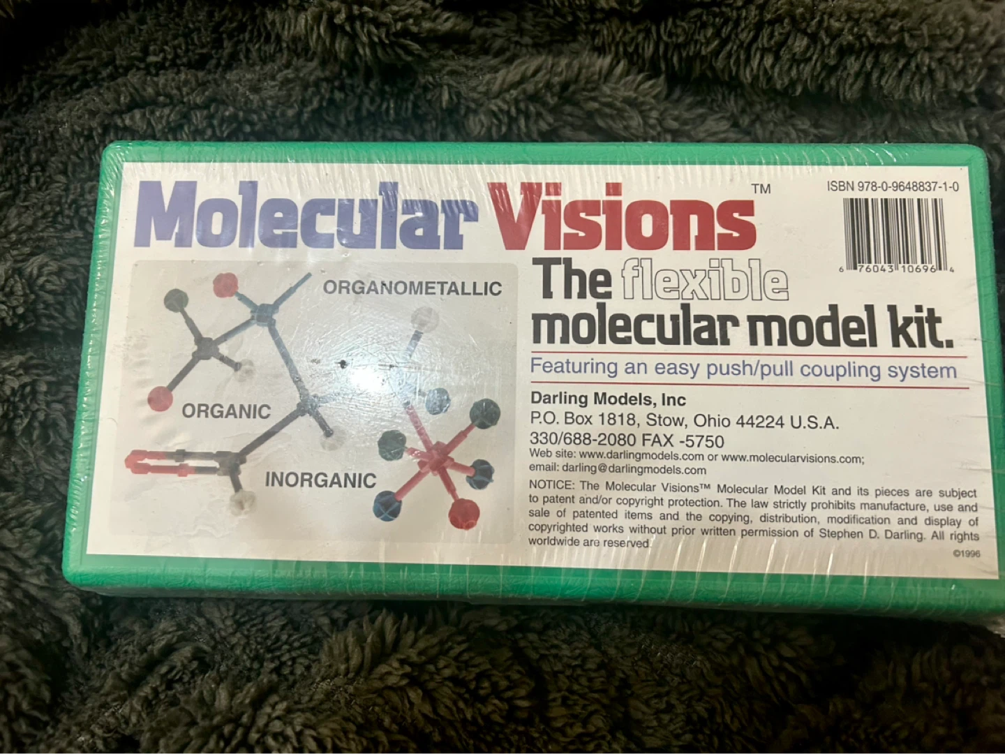New Molecular Visions Organic Chemistry Molecular Model Kit