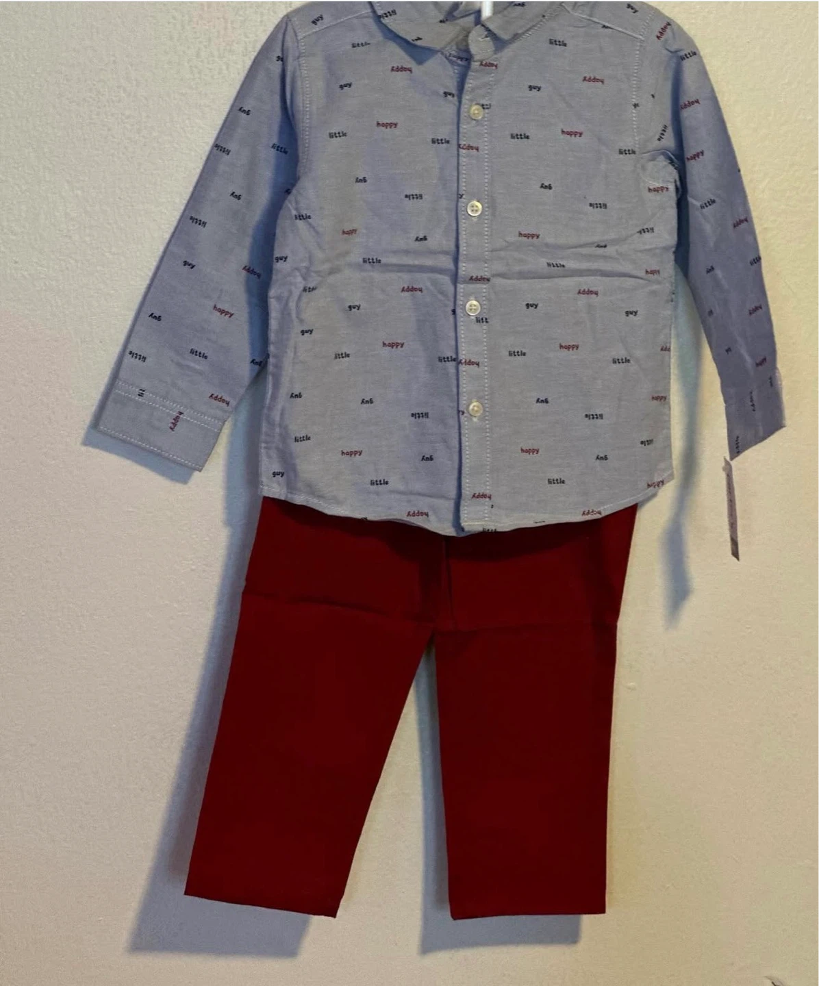 BOYS 2PC PANTS SUITE:SIZE:24 MONTHS)
