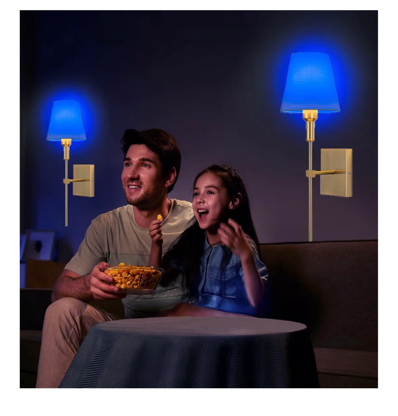 jengush Battery Sconce Set of 2 - Gold - photo 3