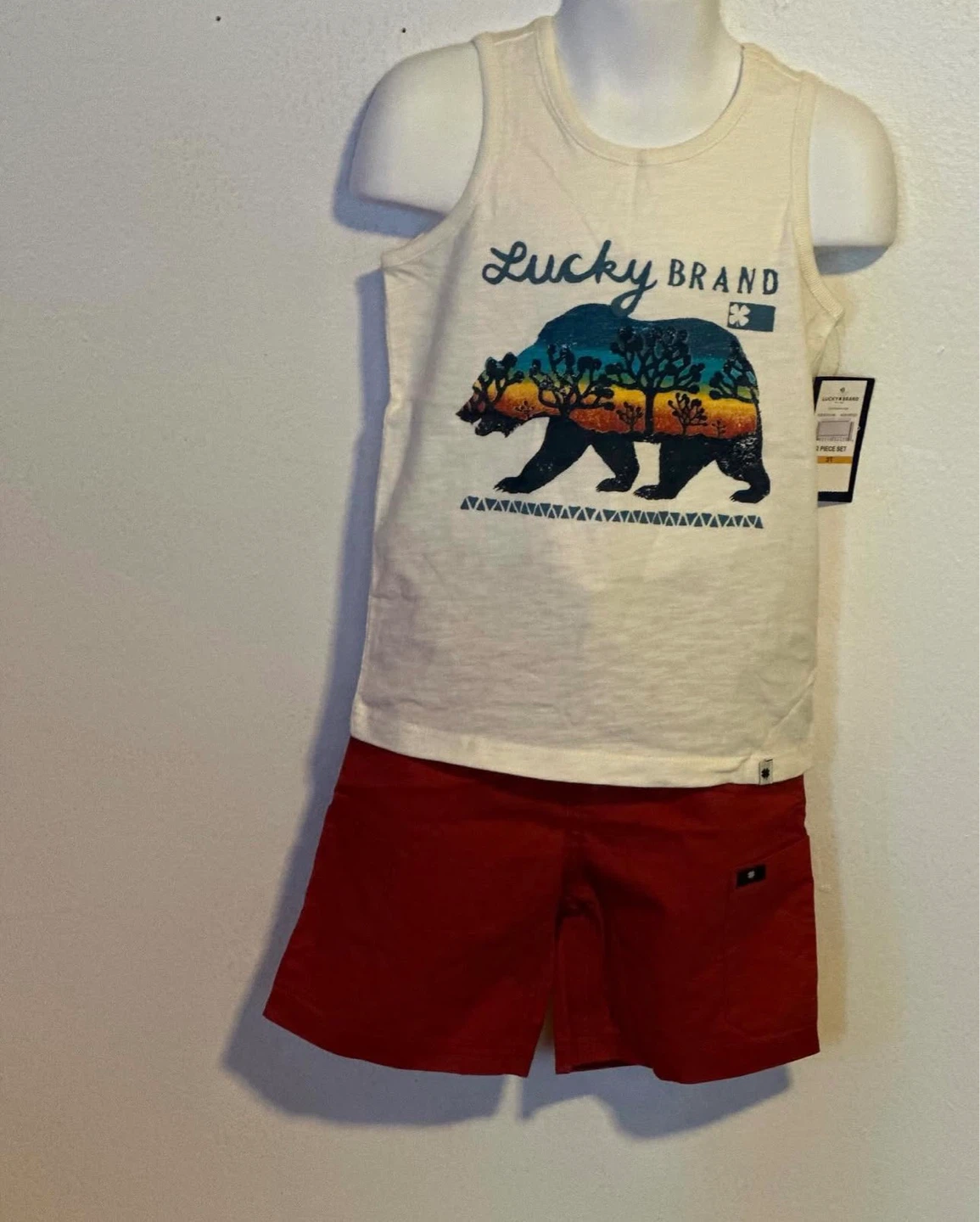 BOYS 2PC SHORTS SUITE (SIZE:3T)