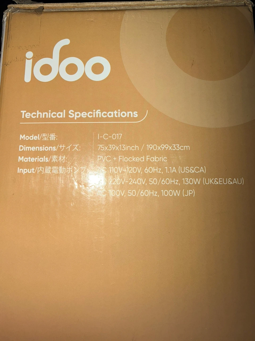 Idoo  twin Air Mattress 75x39x13inch - photo 2