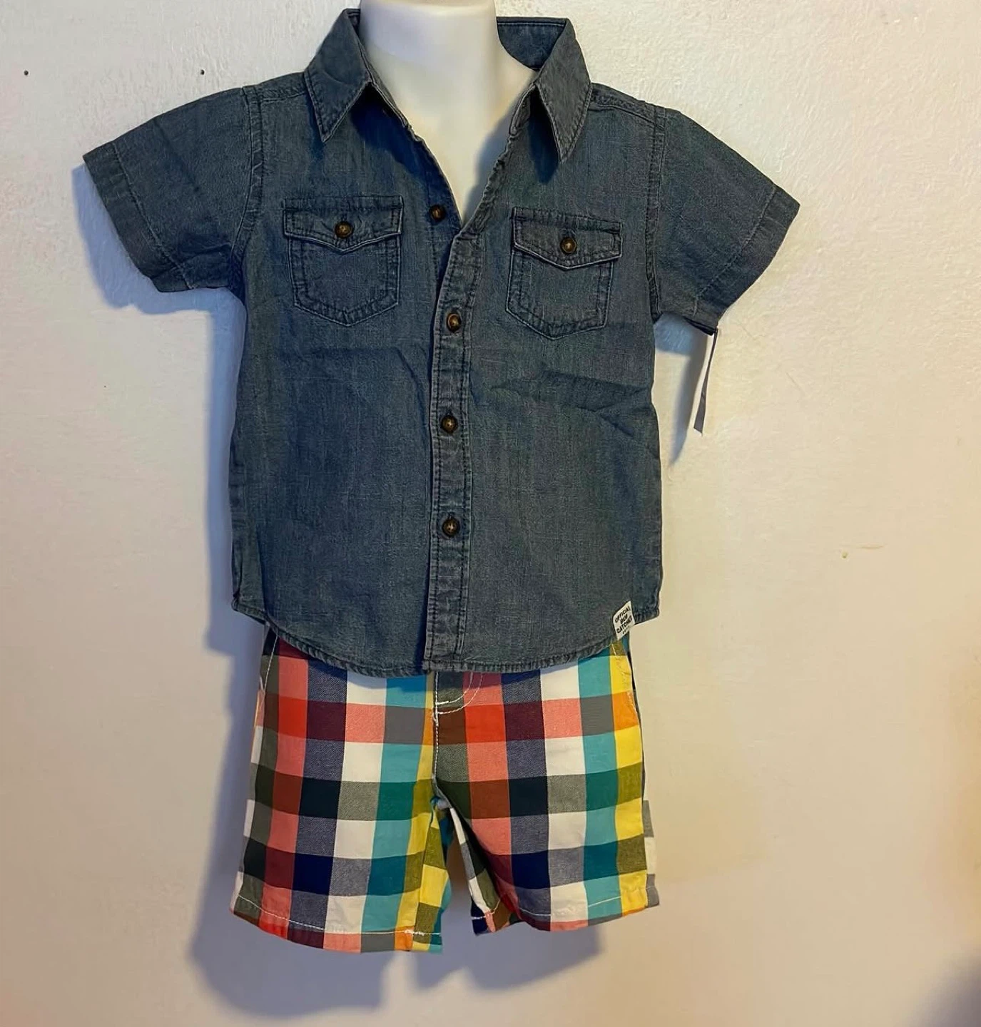 BOYS 2PC SHORTS SUITE (SIZE:24 MONTHS)