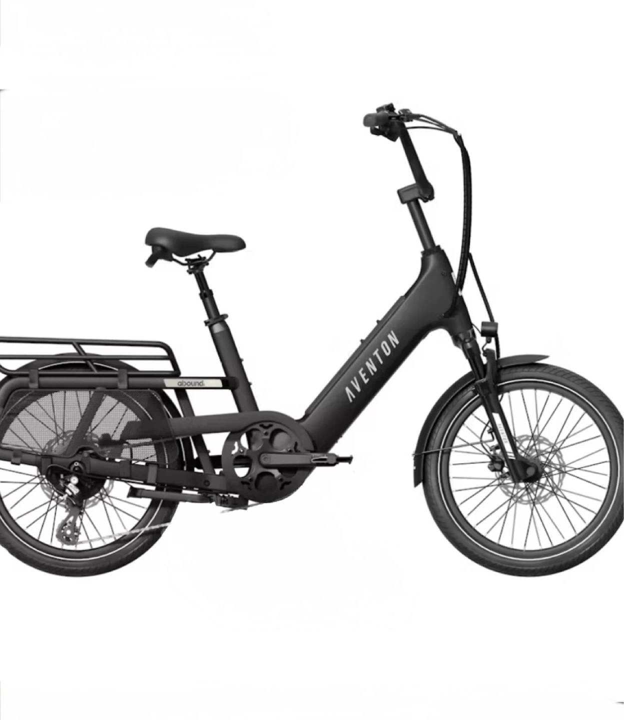 Aventon Abound Electric Cargo Bike - Black
