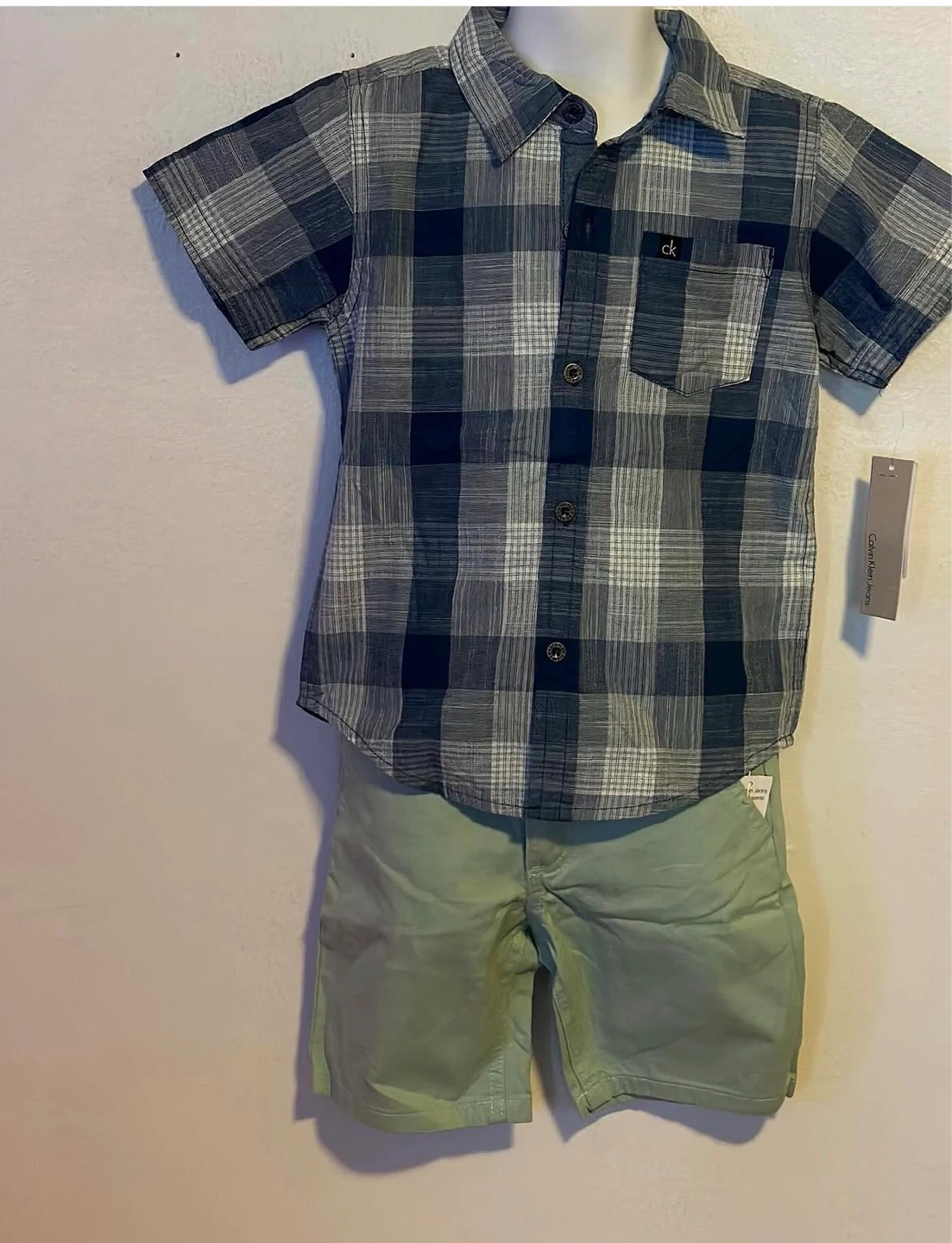 BOYS 2PC SHORTS SUITE ( SIZE:4T)