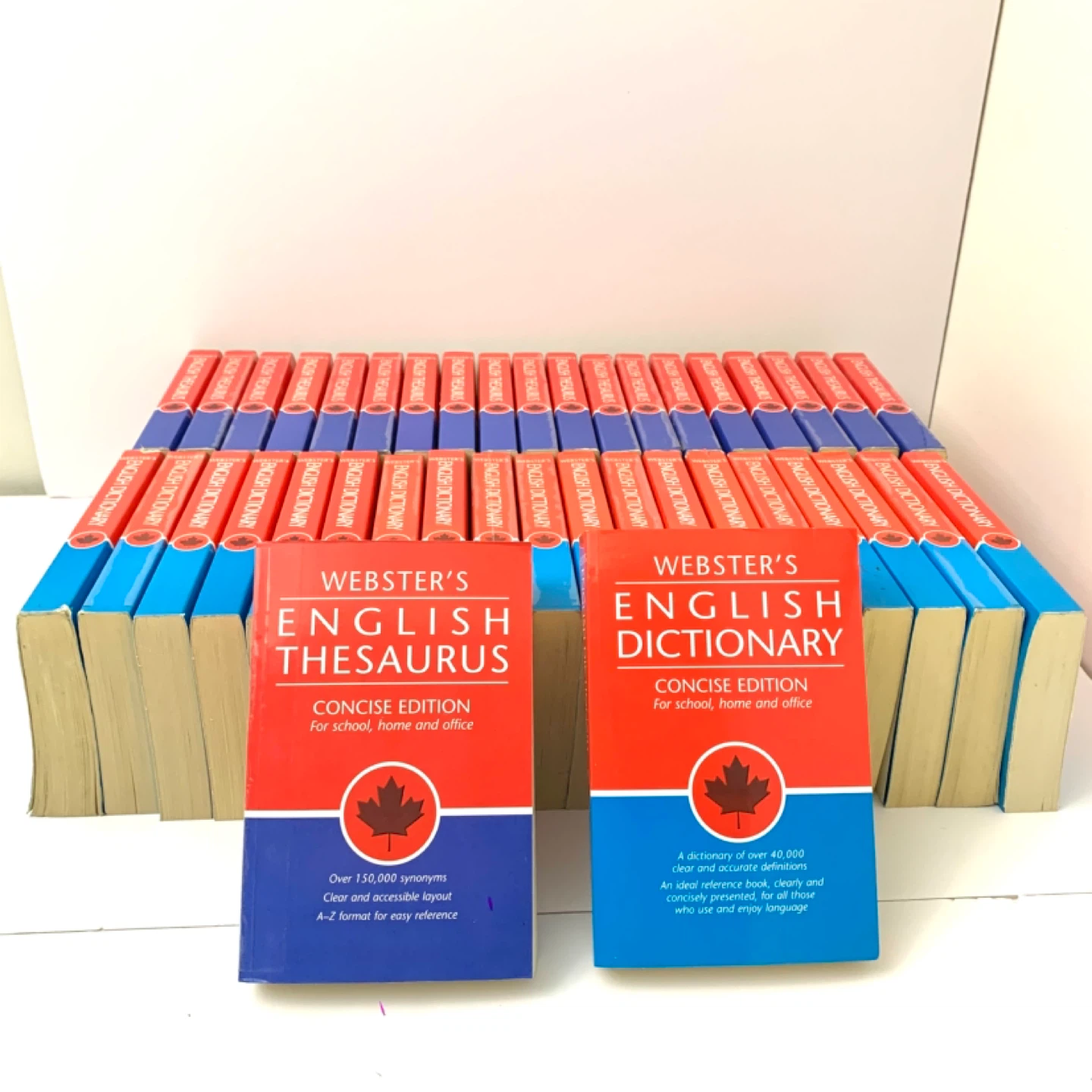 Websters Dictionary Thesaurus Book Lot Reference 40 Books Set - photo 2