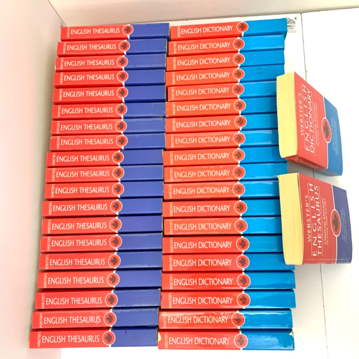 Websters Dictionary Thesaurus Book Lot Reference 40 Books Set - photo 5