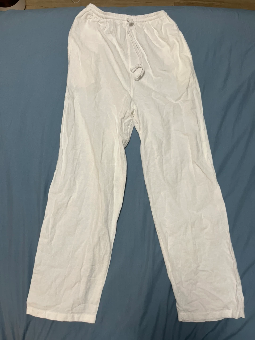 White Casual Pants