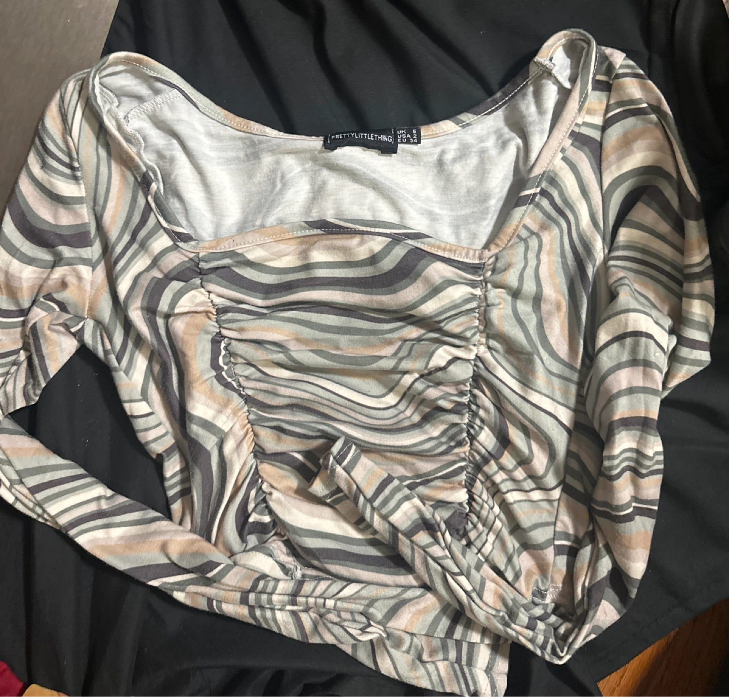 PrettyLittleThing Ruched Top