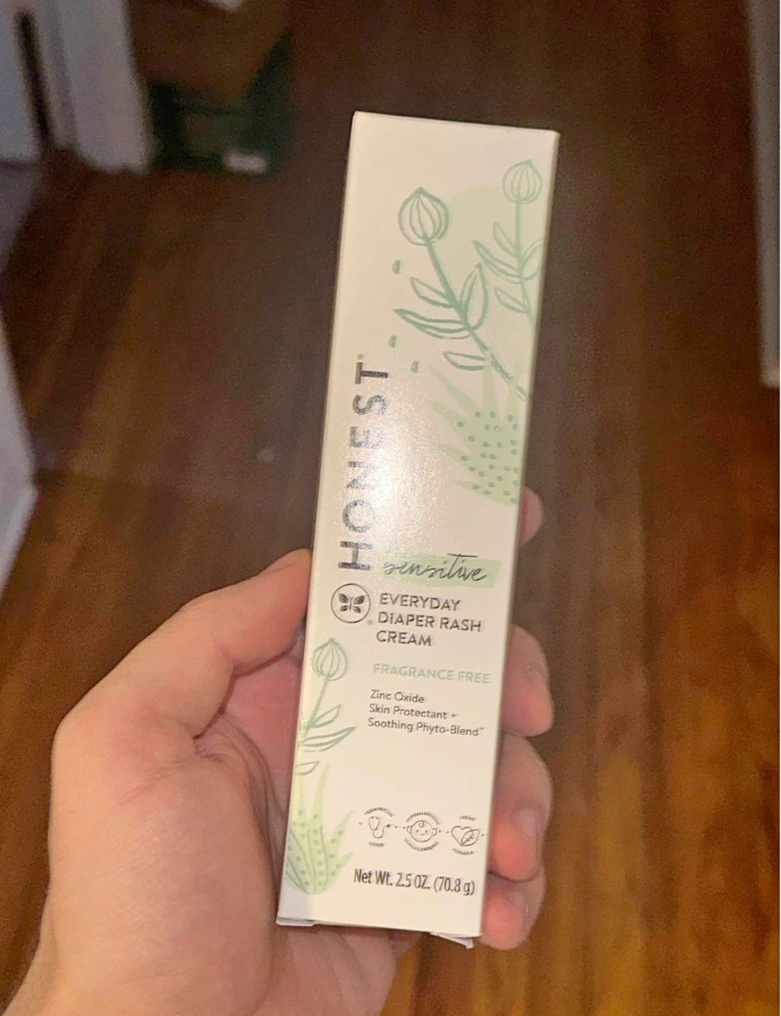 Honest Company Sensitive Everyday Diaper Rash Cream 2.5 oz