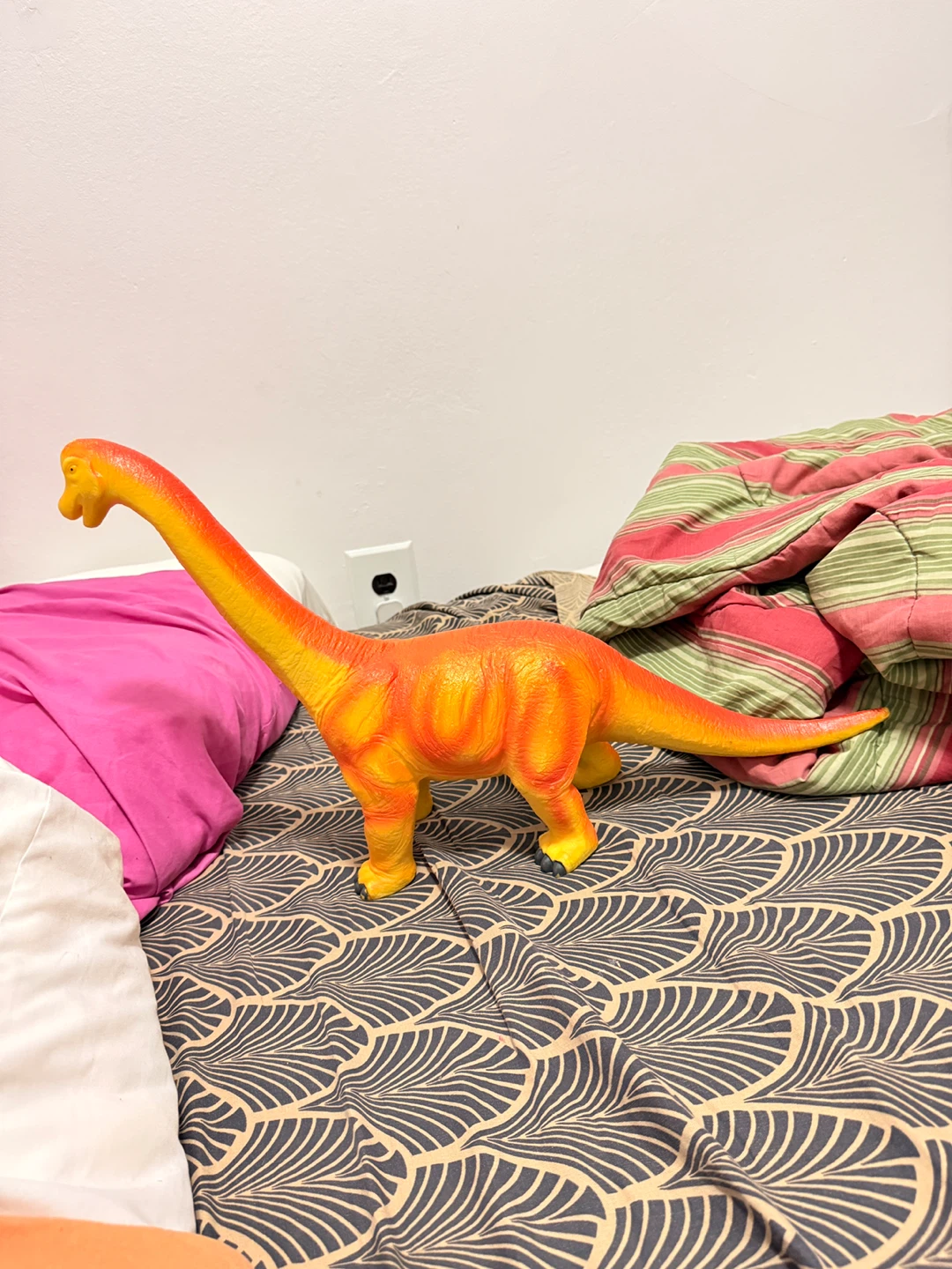 Yellow Brontosaurus Dinosaur Toy - photo 2