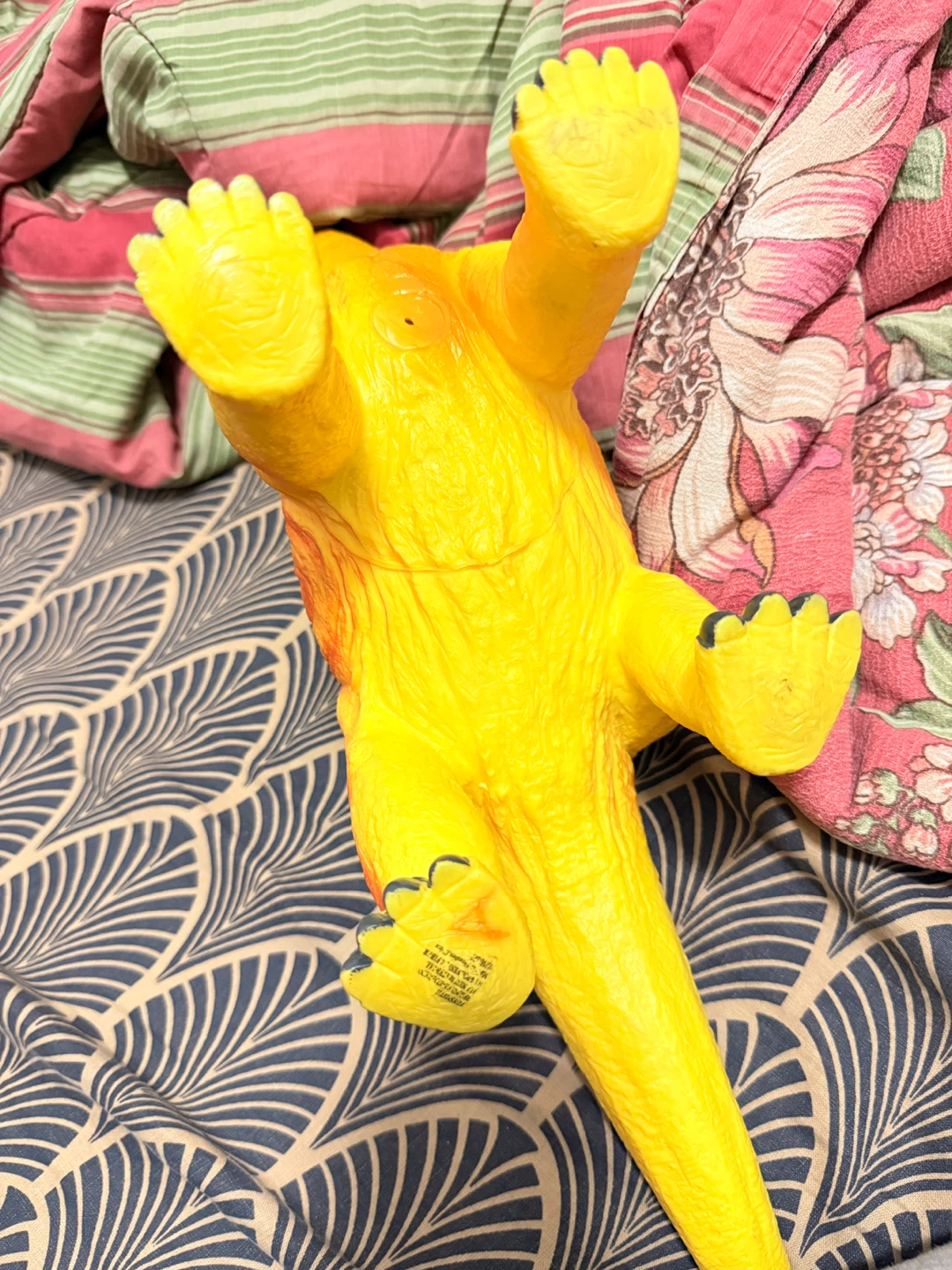 Yellow Brontosaurus Dinosaur Toy - photo 4