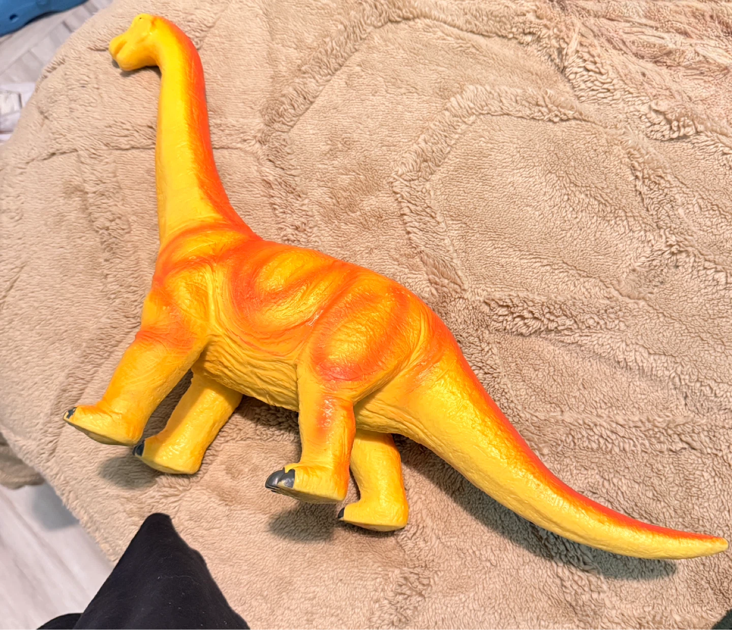 Yellow Brontosaurus Dinosaur Toy