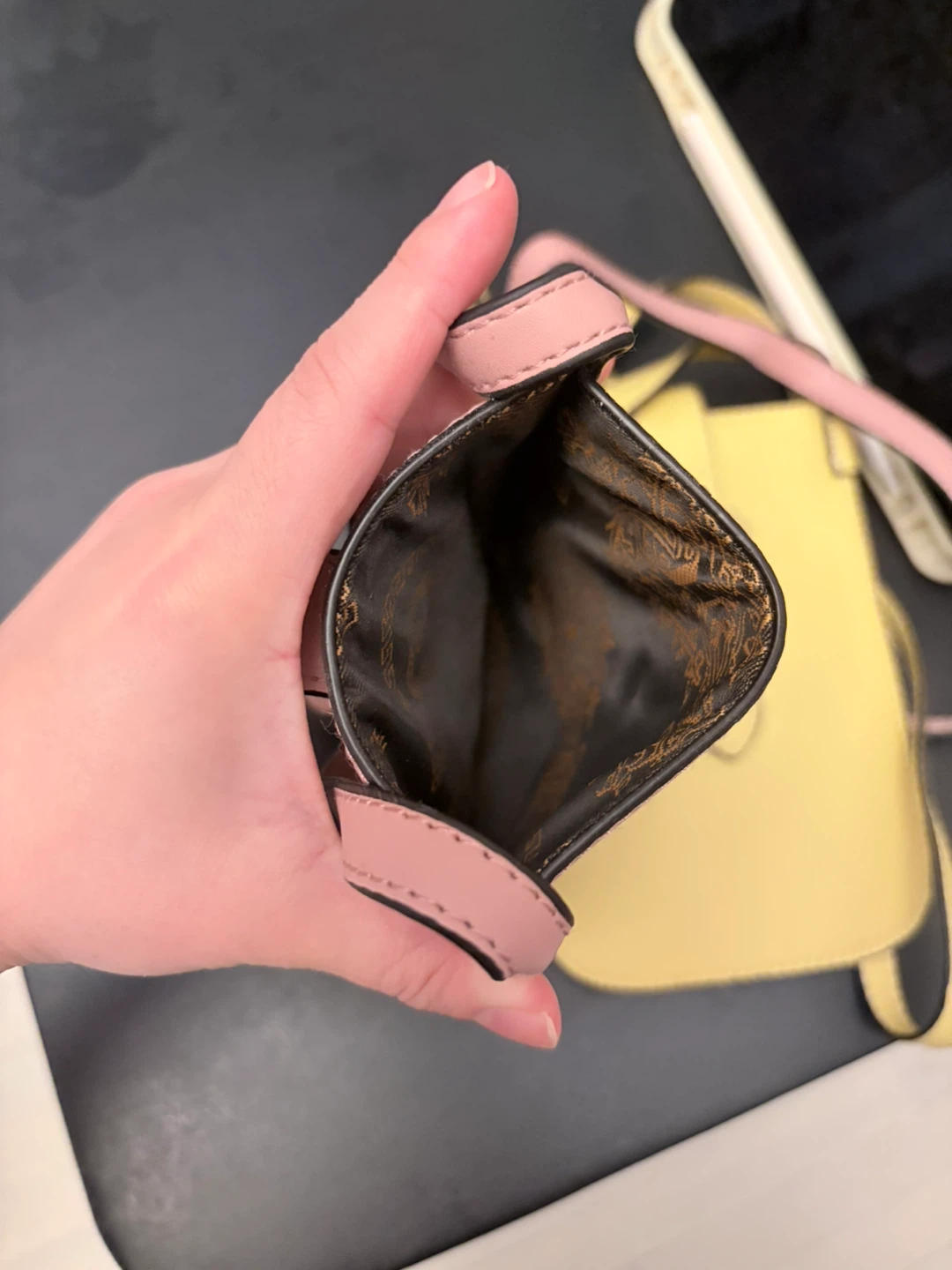 Pink and Yellow Phone Crossbody Bags - photo 2