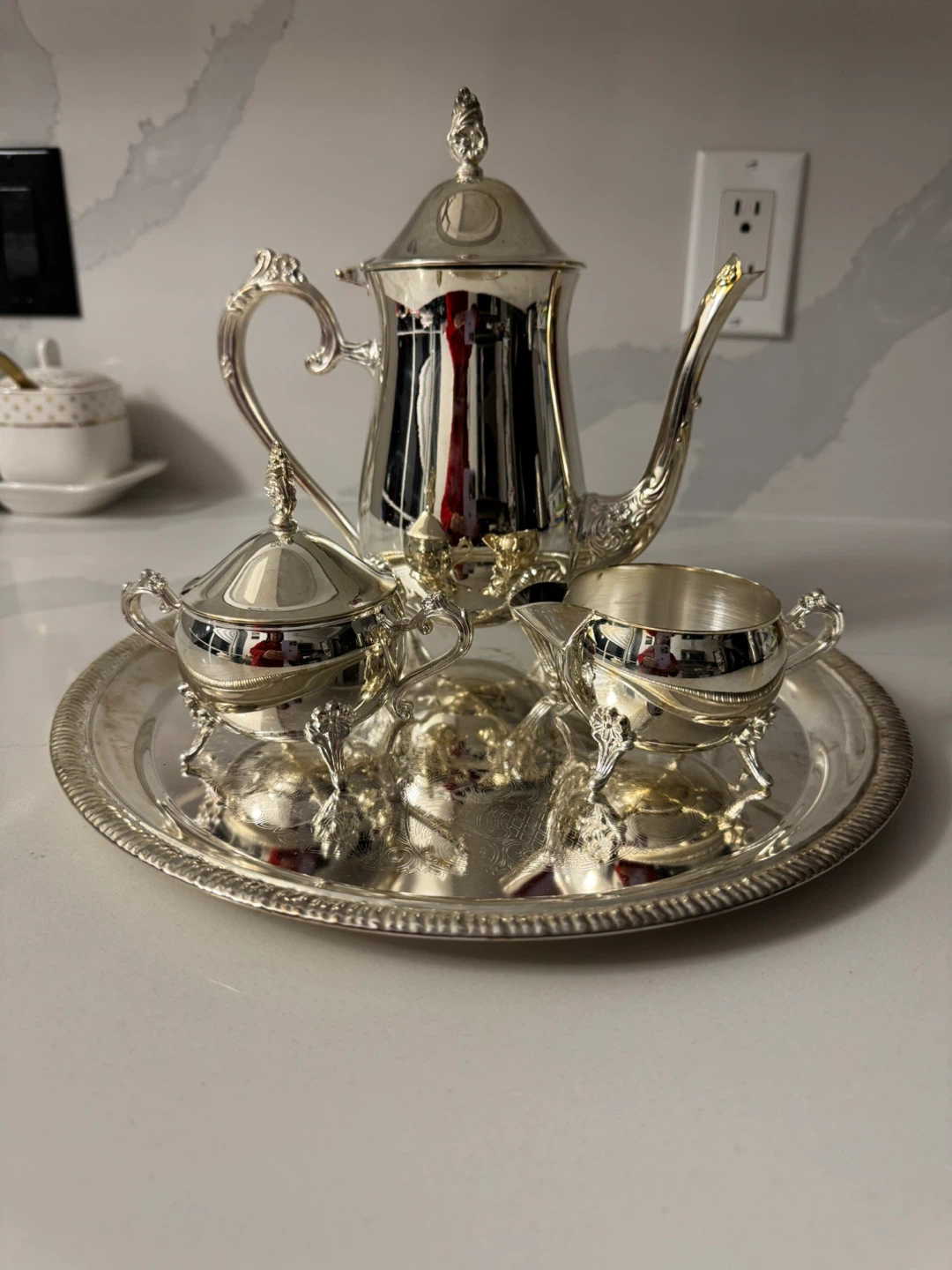 Silver Plated Tea Set/Coffee set - photo 5