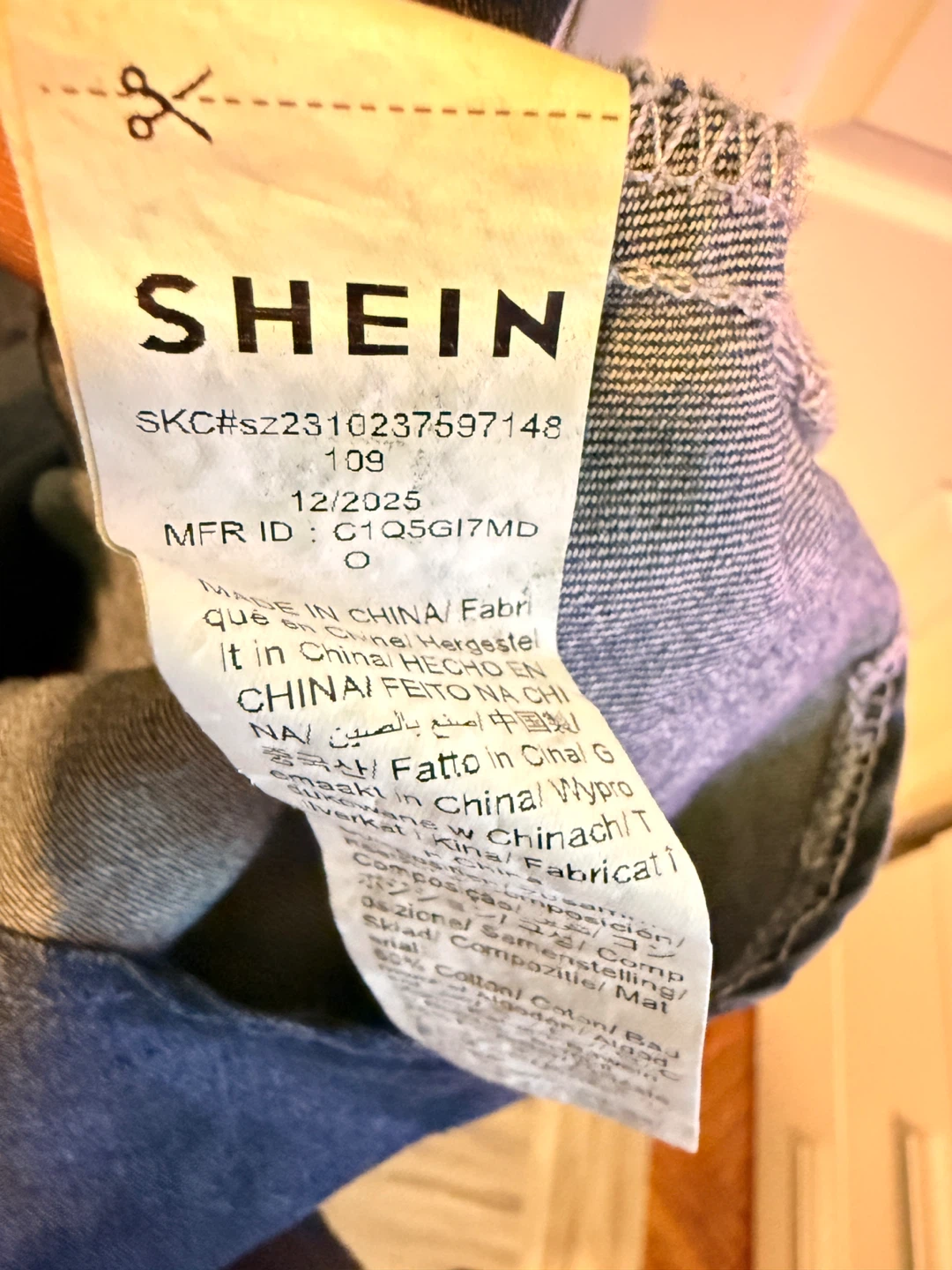 SHEIN Denim Jumpsuit Dress 1XL - photo 4