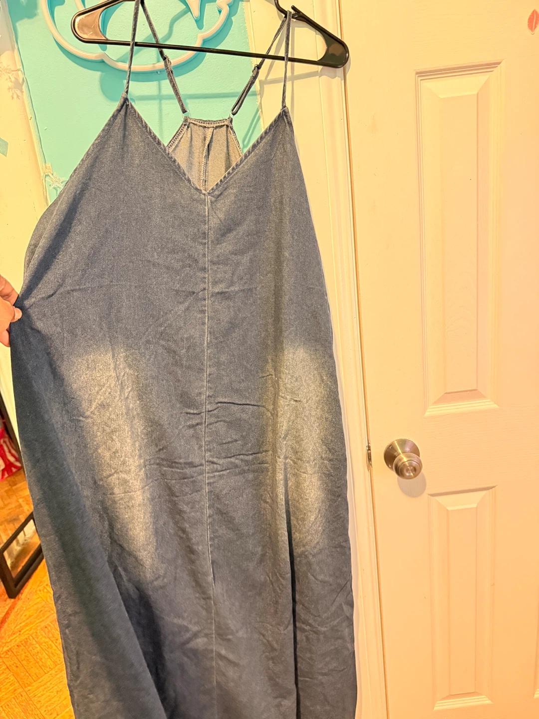 SHEIN Denim Jumpsuit Dress 1XL