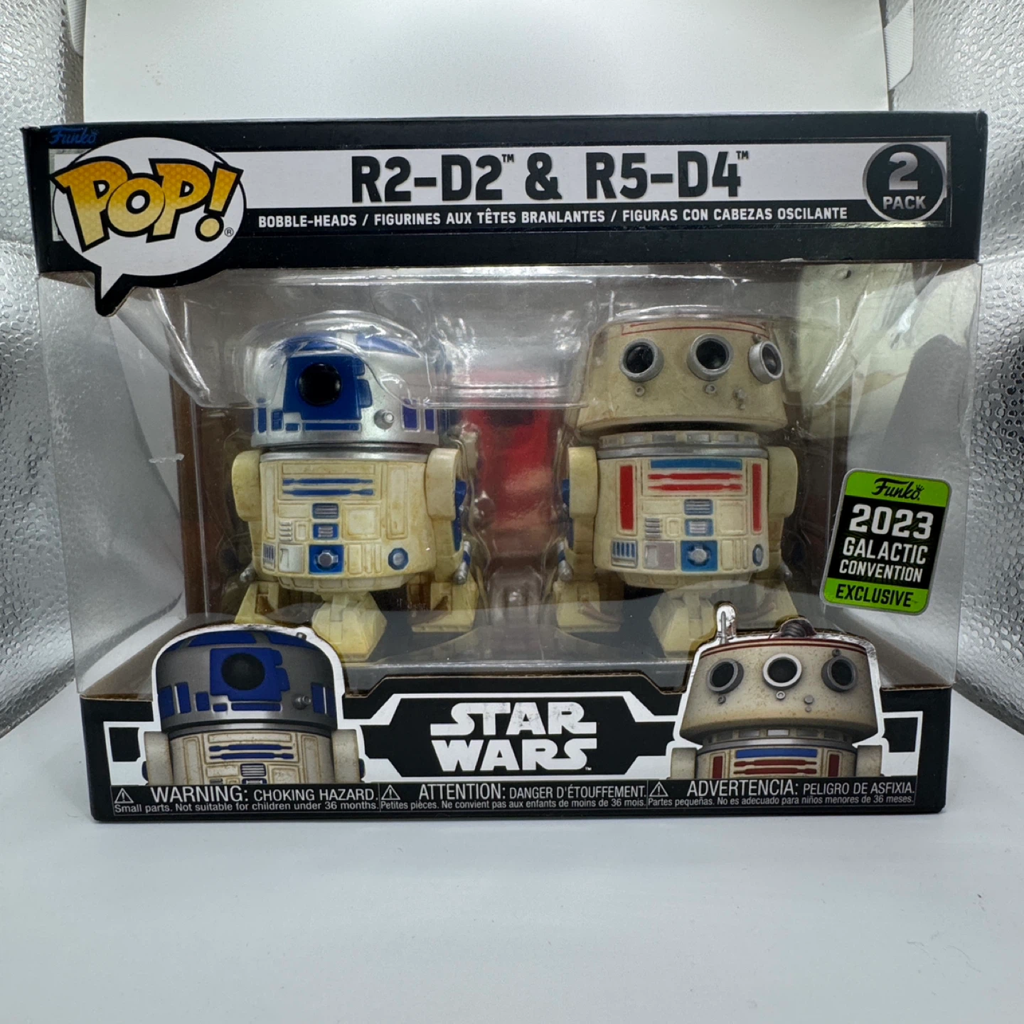 Funko Pop! Star Wars R2-D2 & R5-D4 2 Pack 202