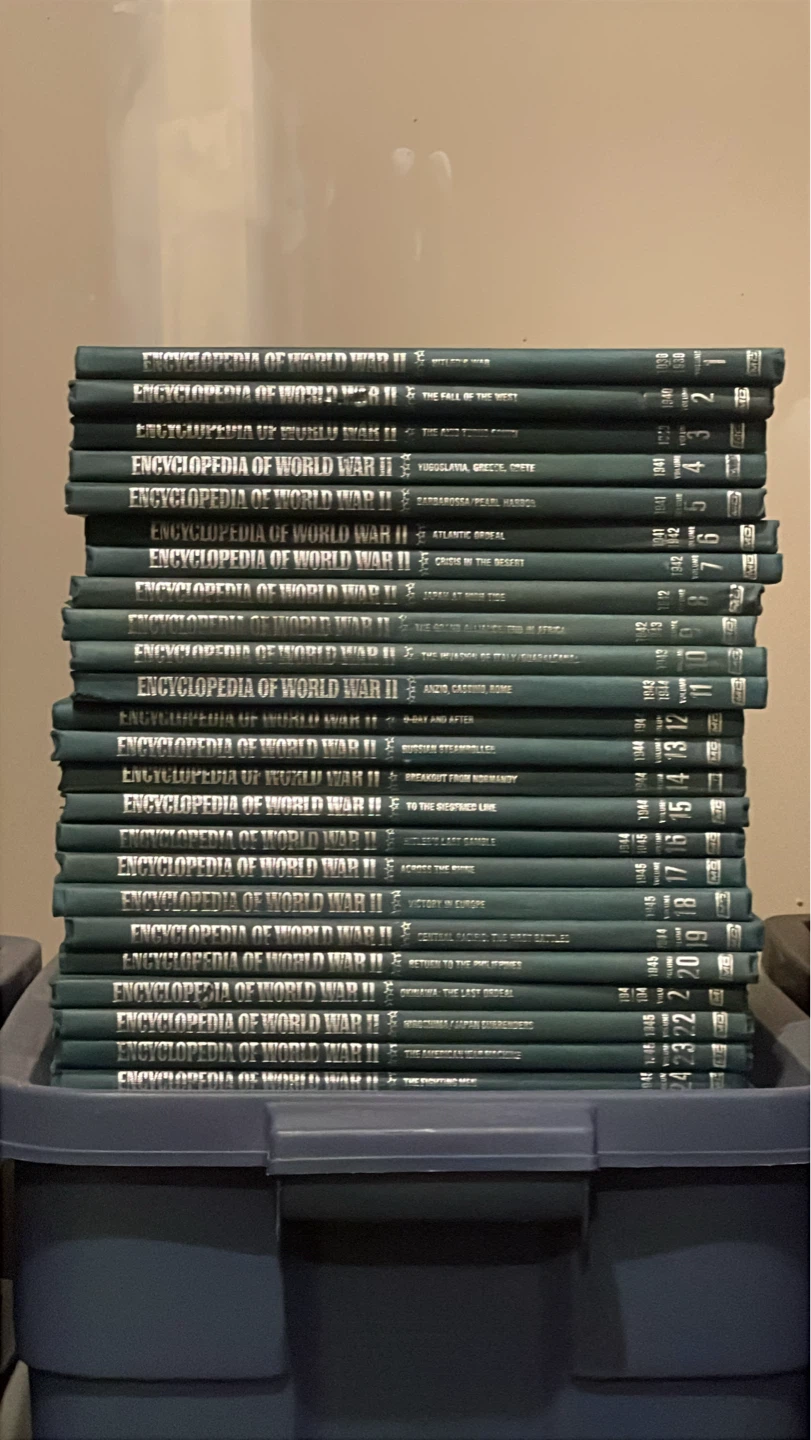 Illustrated World War II Encyclopedia Set (25-Volume Hardcover)