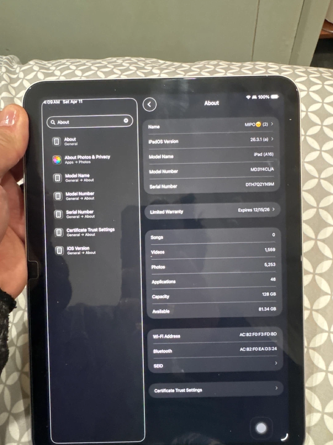 Apple iPad (A16) 128 GB - photo 4