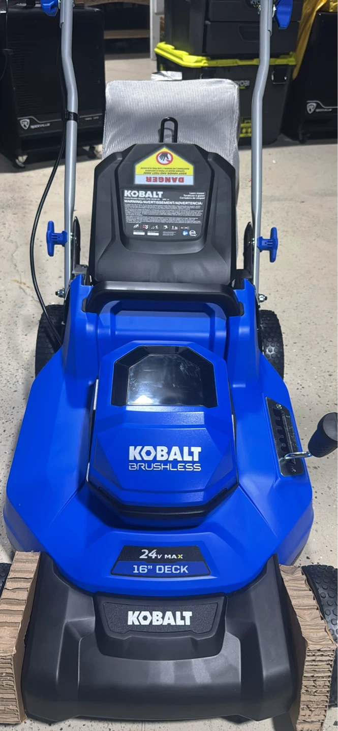 Kobalt 24V Max 16" Brushless Cordless Electric Lawn Mower