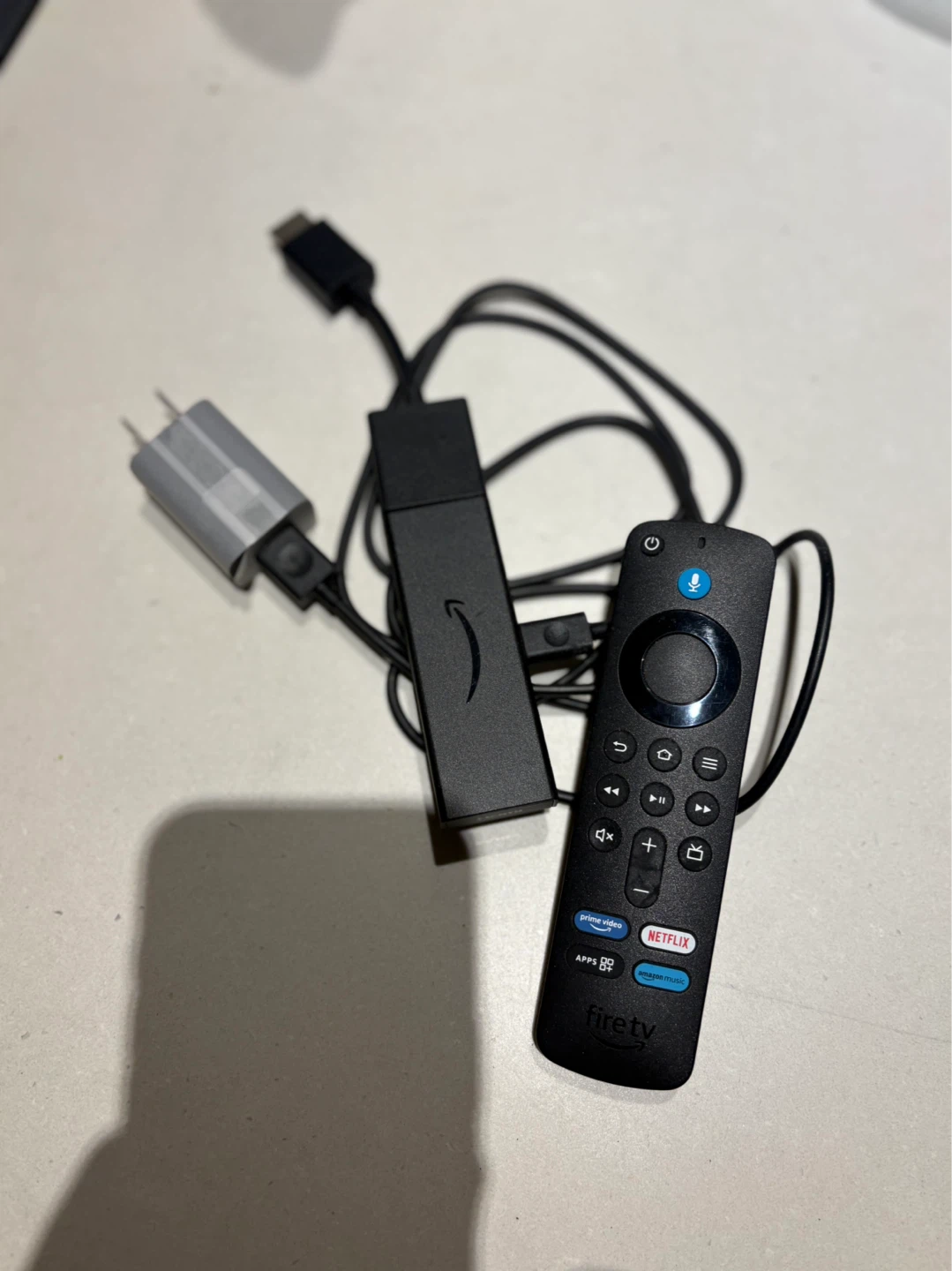 Amazon Fire TV Stick with Remote and Power Adapter