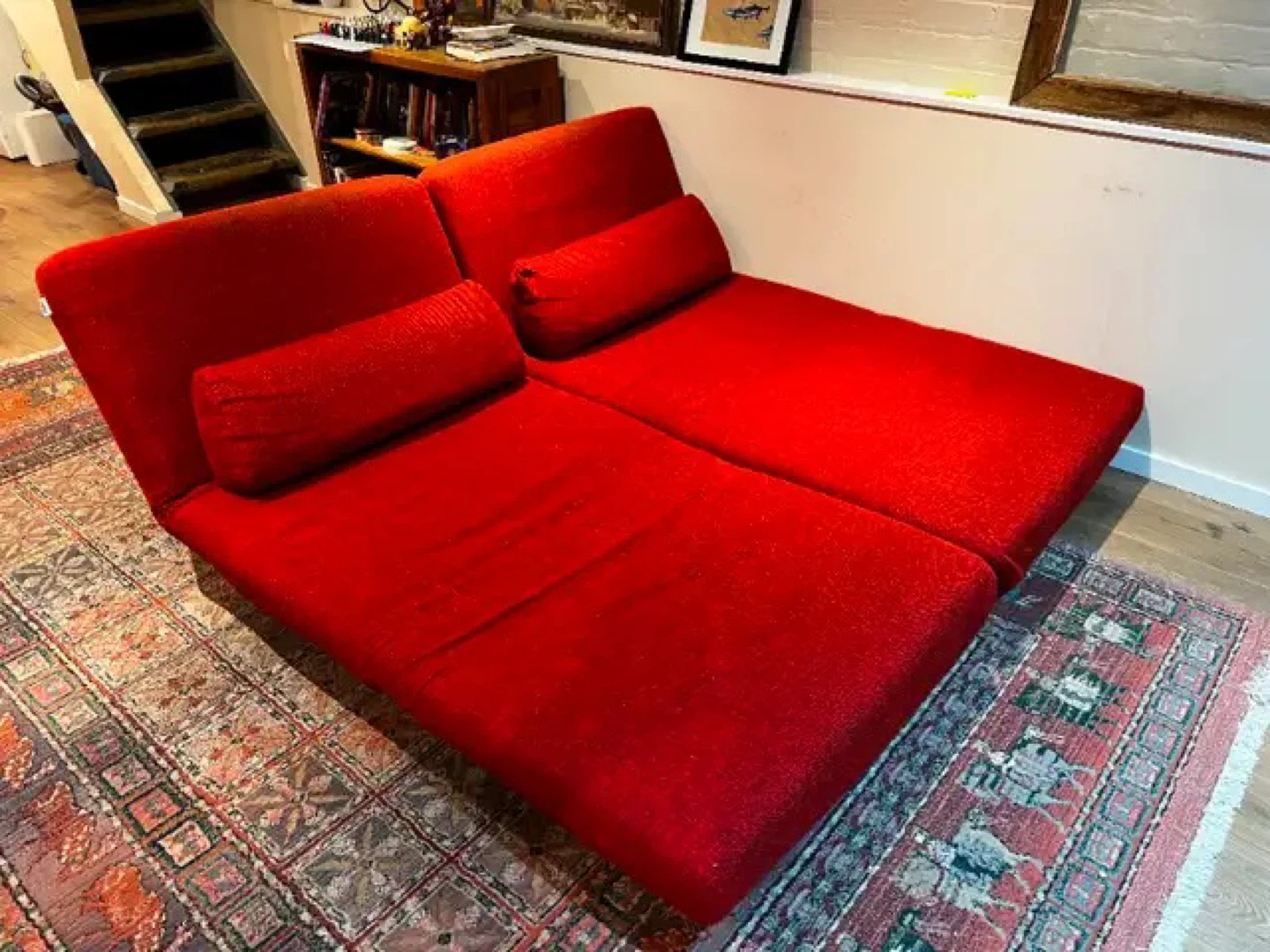 Modern Red Sofa Bed Sleeper – Unique Design - photo 2