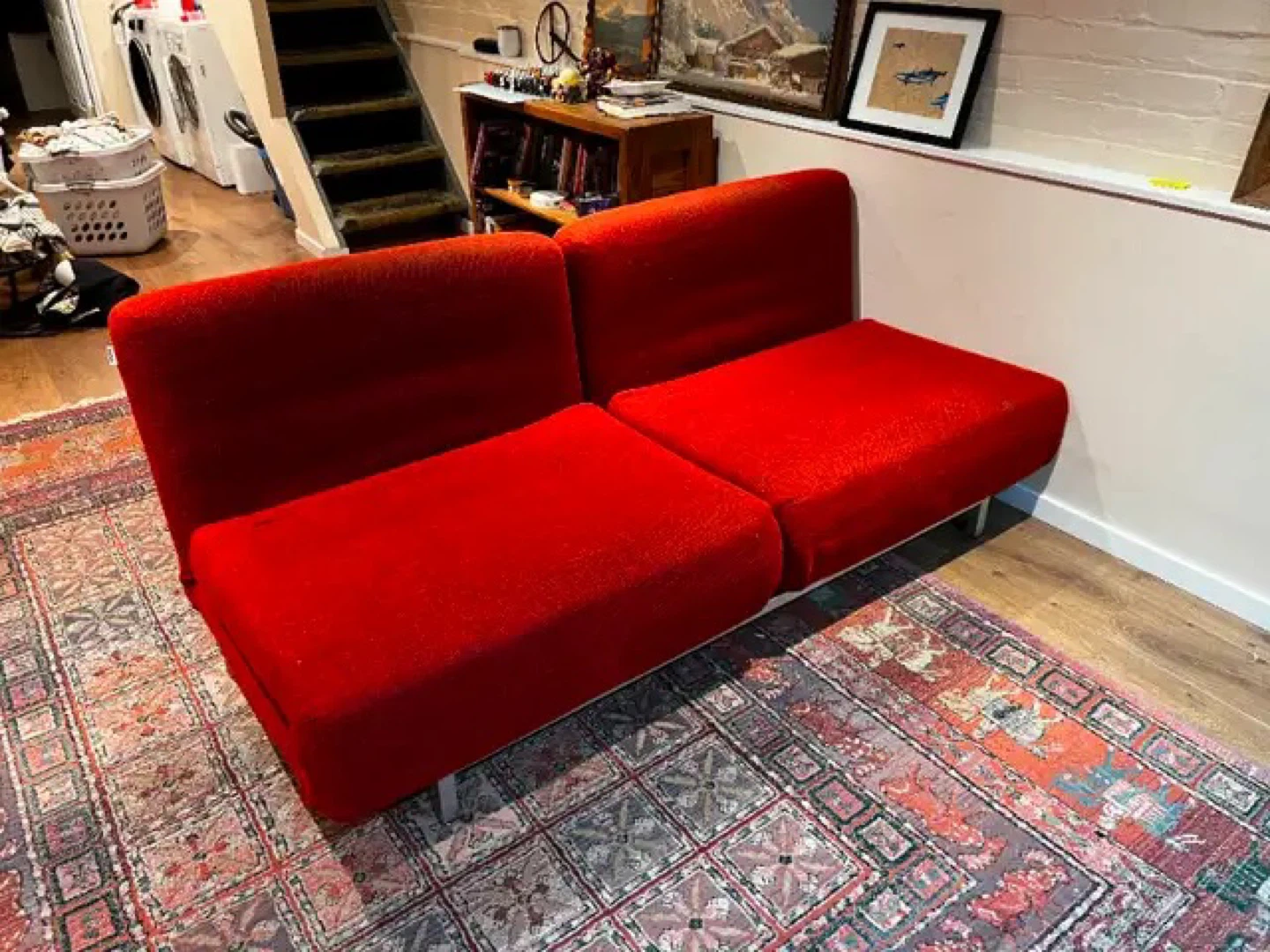 Modern Red Sofa Bed Sleeper – Unique Design - photo 4