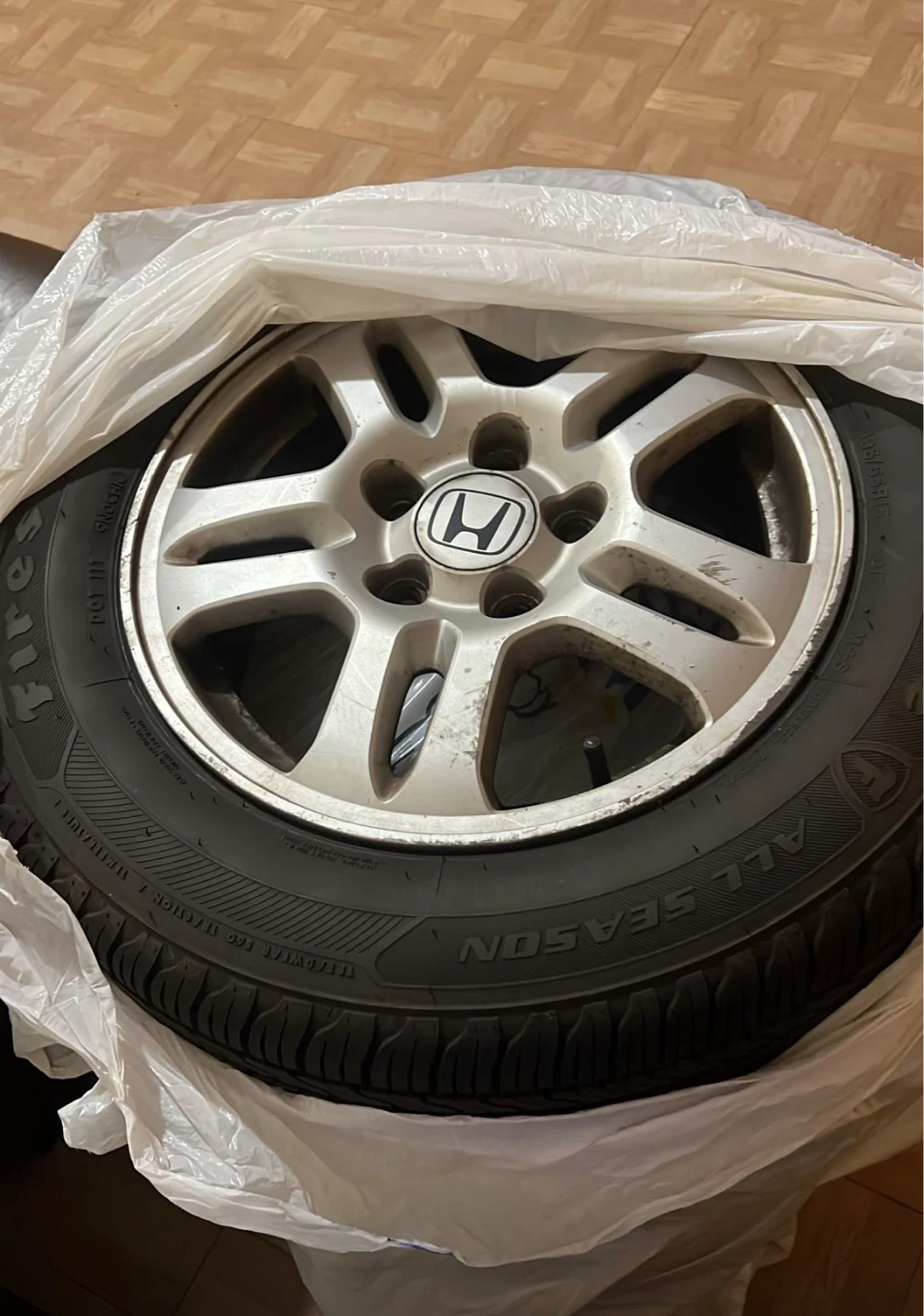 Honda All Season Tires with Rims