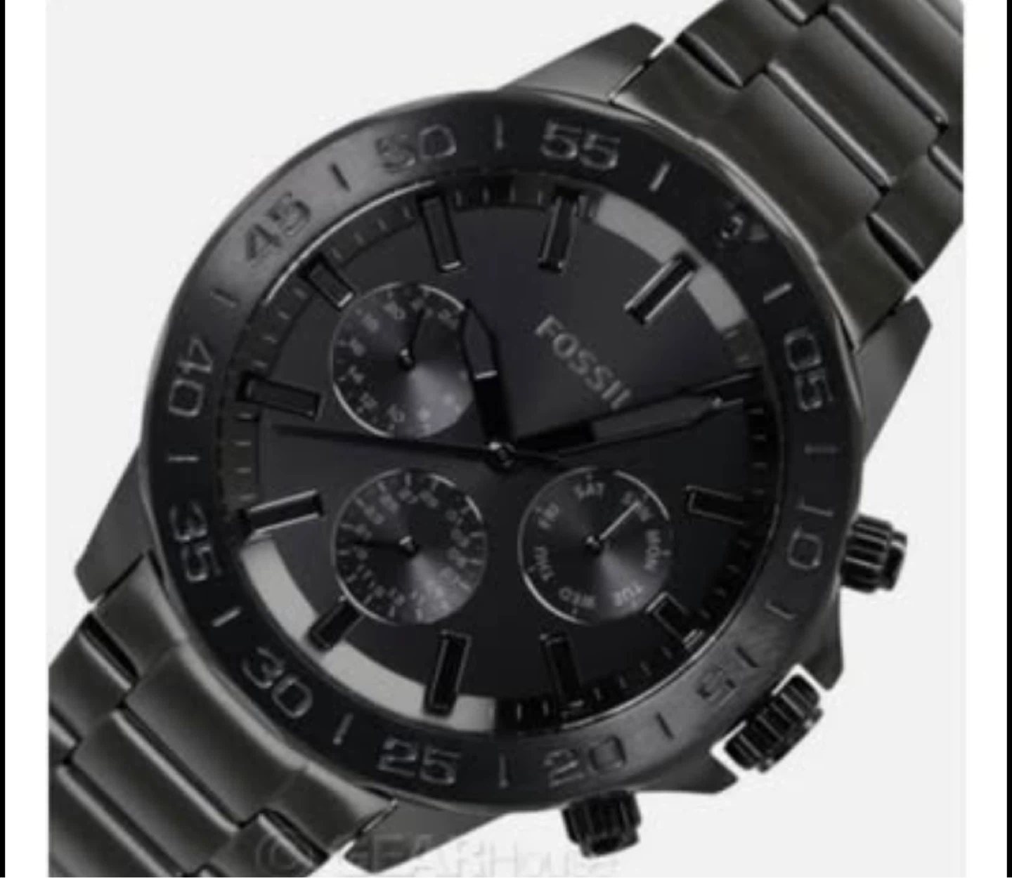 Fossil Bannon Multifunction Black Stainless Steel Watch - photo 2