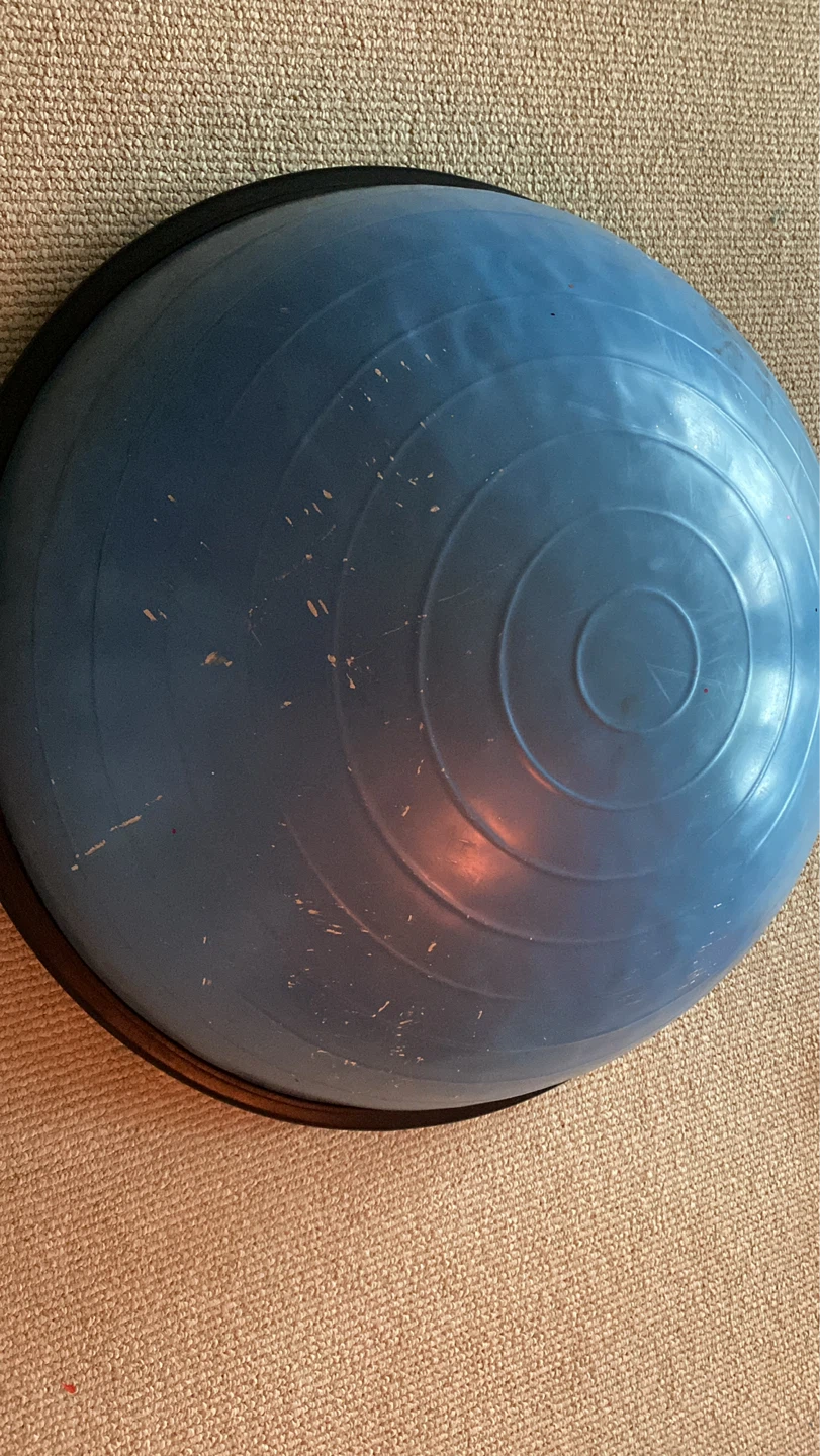 Blue Bosu ball