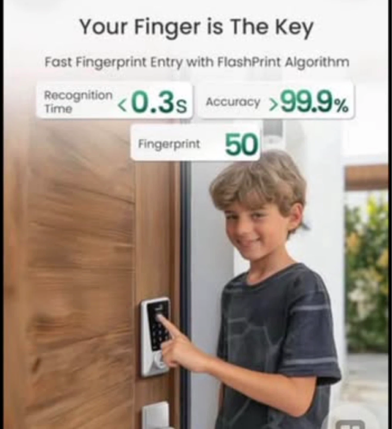 DESLAC Smart Door Lock with Fingerprint and Wi-Fi - photo 4