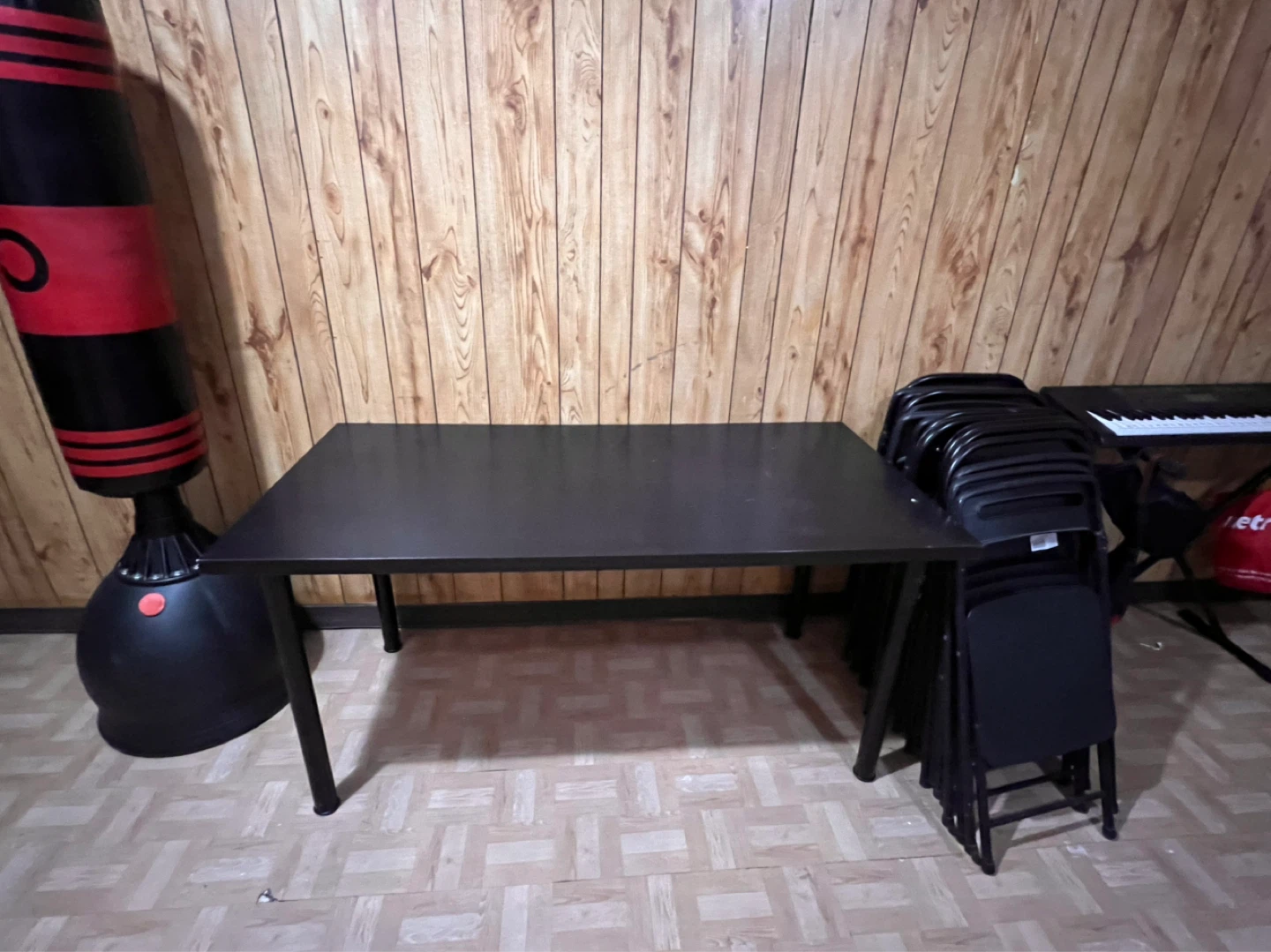 Black Rectangular Desk Table - photo 2