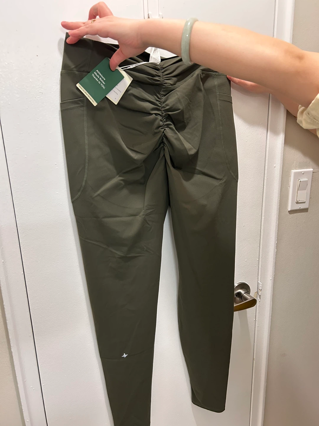 Halara Athletic Leggings - Olive Green - photo 2