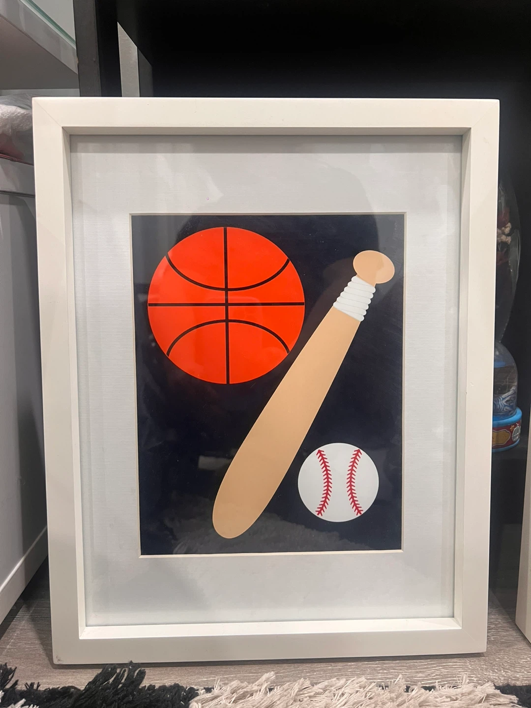 Set of 2 Framed Sports Art Prints