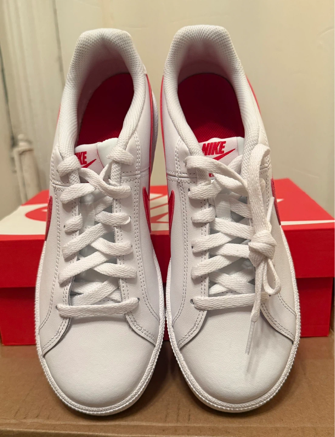 Nike Court Royale 2 Low Men's Shoes White/Red Size 11 - photo 4