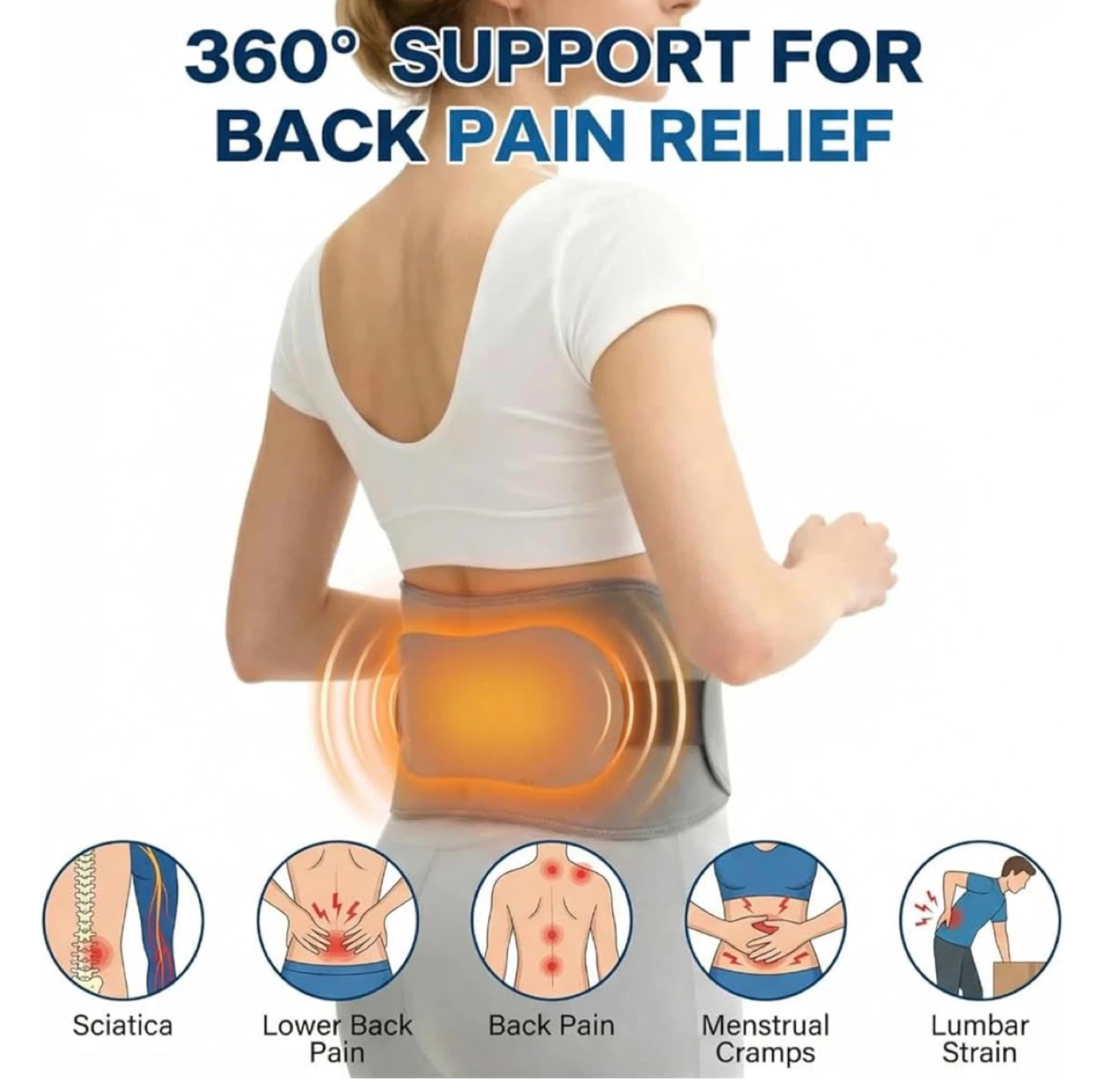 Massager Belt for Back Pain Relief - photo 2