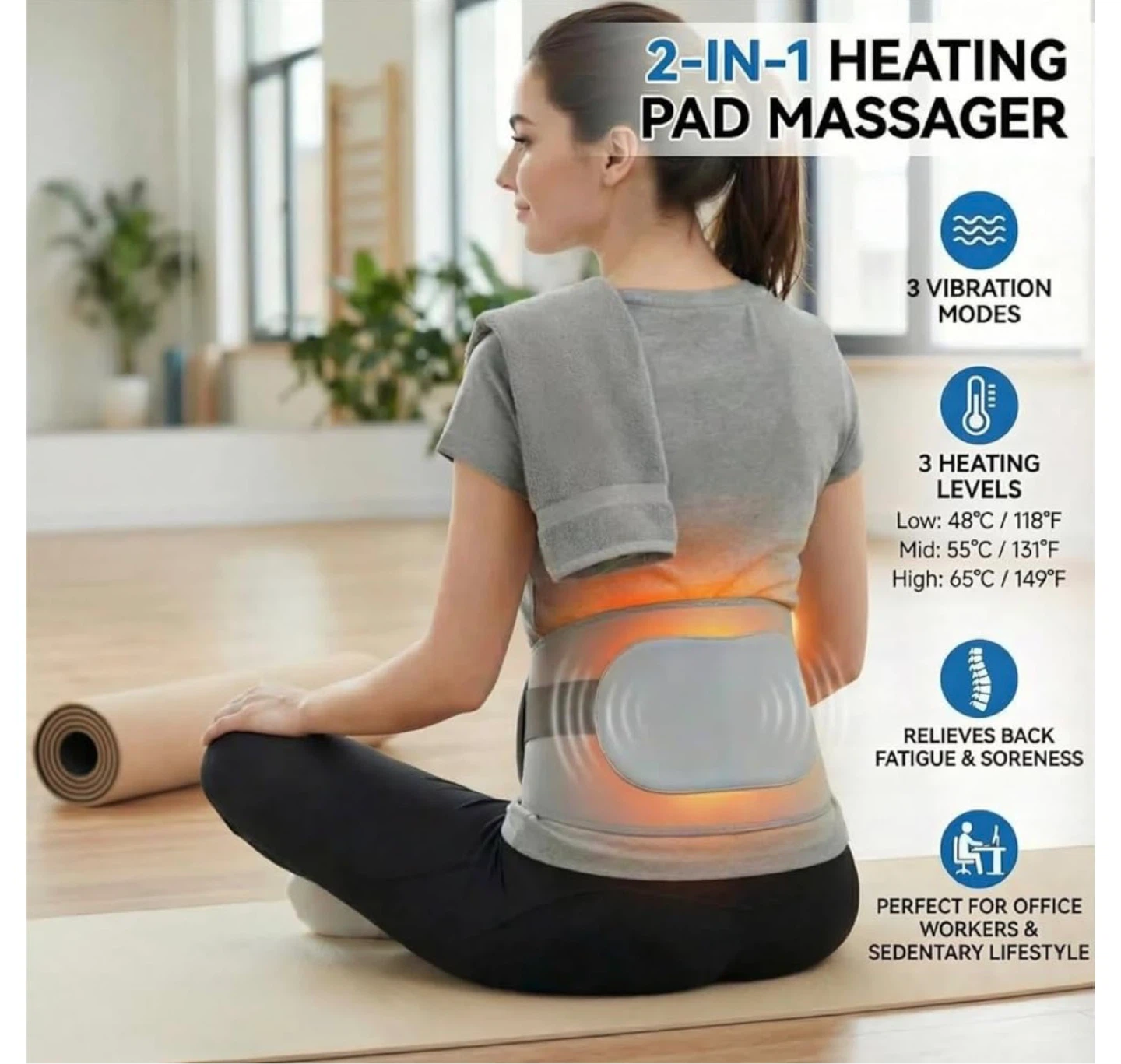 Massager Belt for Back Pain Relief - photo 4