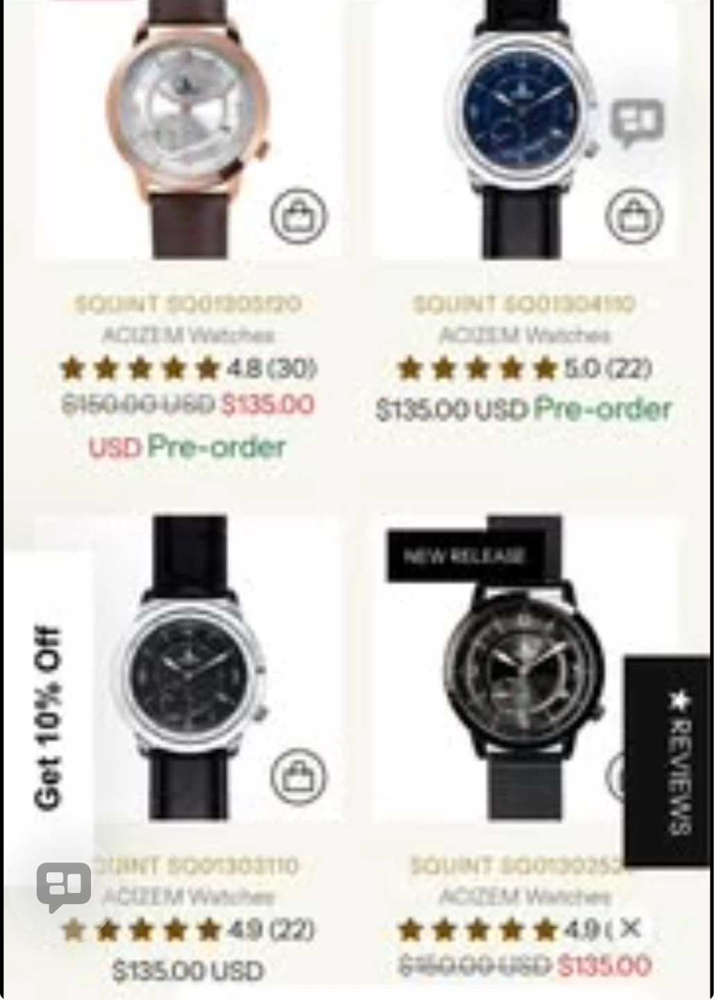 ACIZEM Watch - Rose Gold & Silver Tones - photo 4