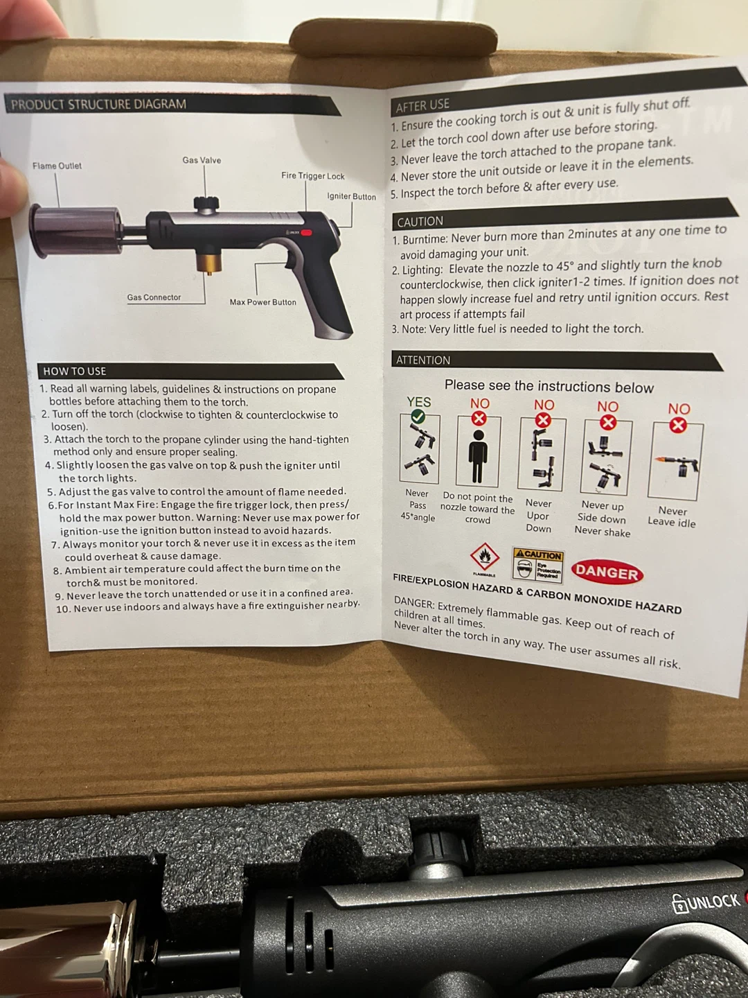 Unlock MT-920 Propane Torch - photo 4
