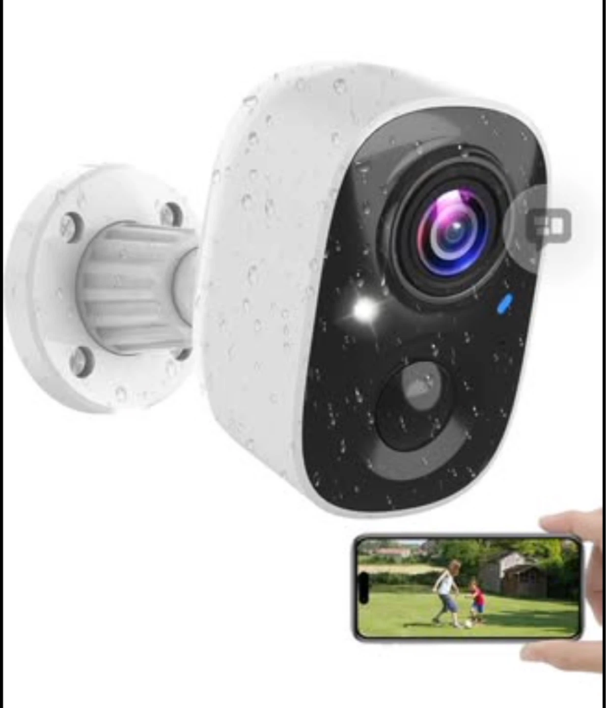 Wireless Security Camera - 1080P HD, IP66 Weatherproof