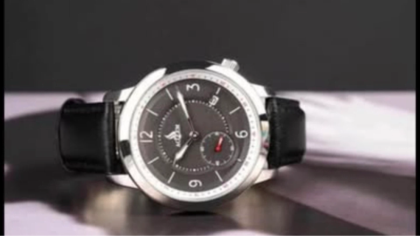 ACIZEM Men's Leather Strap Watch - photo 2