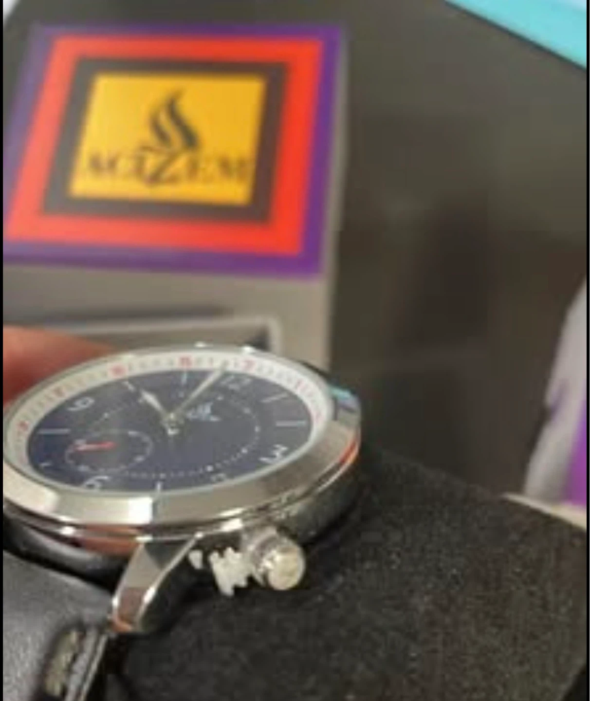 ACIZEM Men's Leather Strap Watch - photo 5