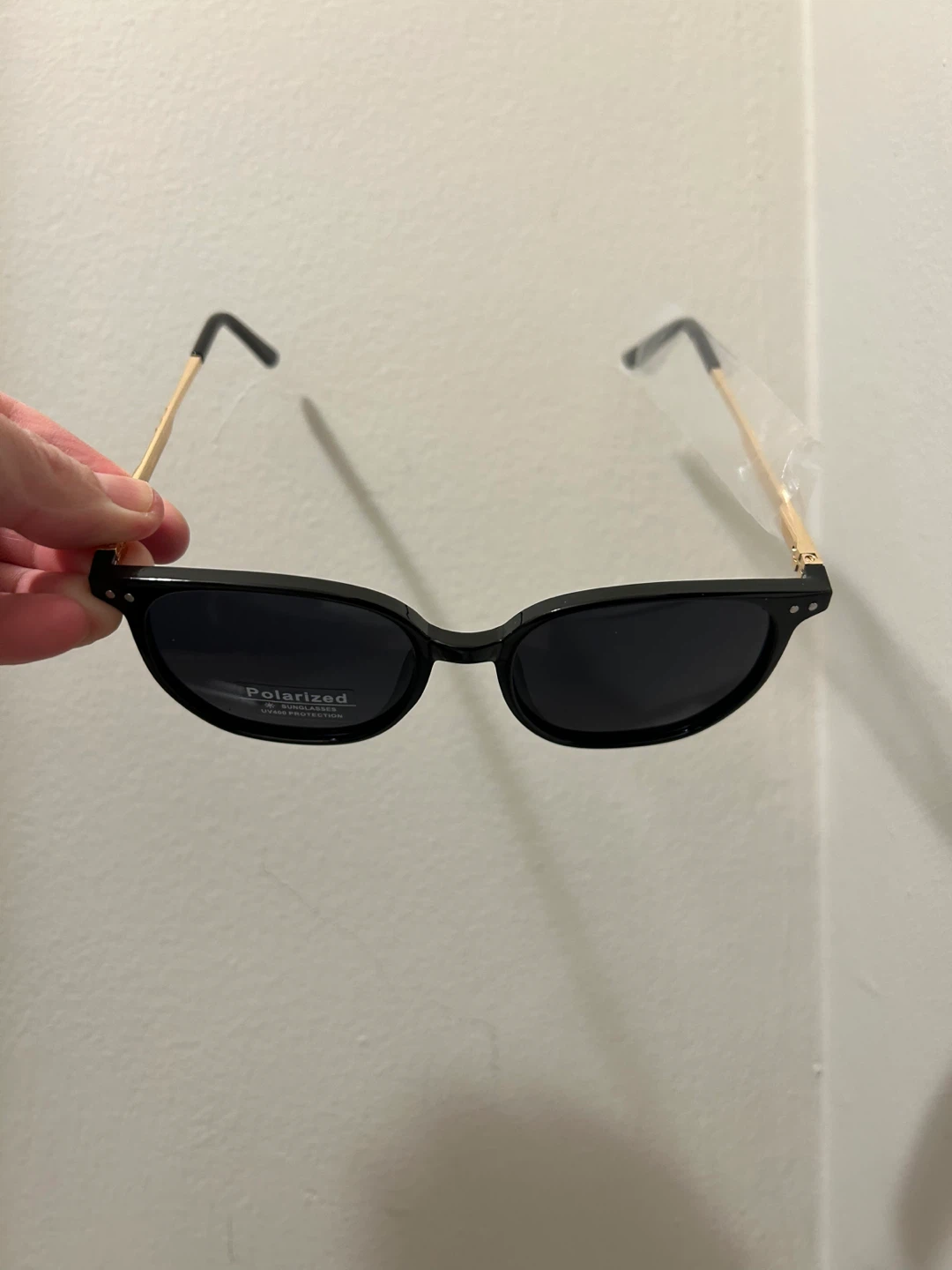 Glass Theory Polarized Sunglasses - Black & Gold - photo 4