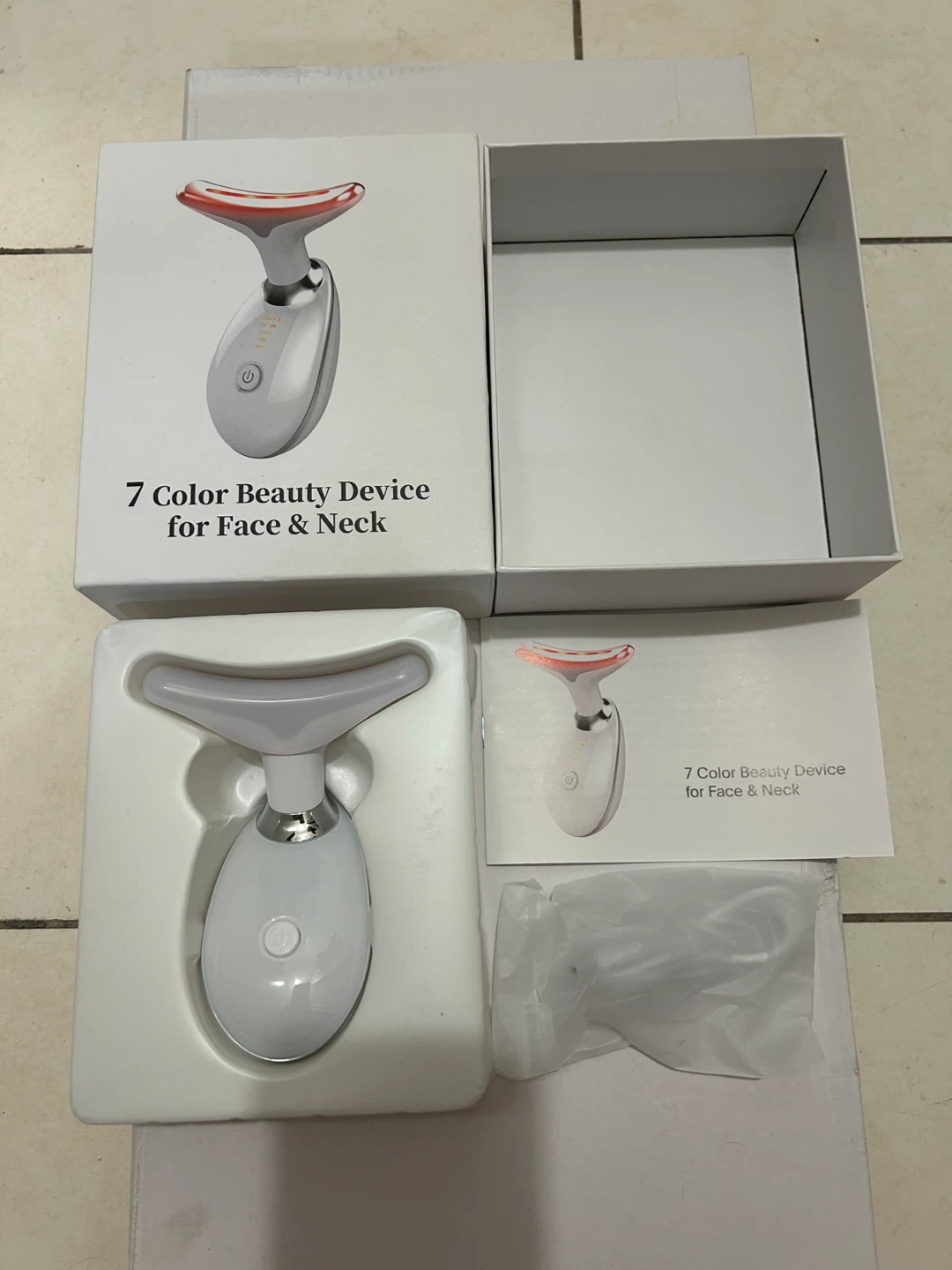 7-Color LED Beauty Device for Face & Neck - photo 2